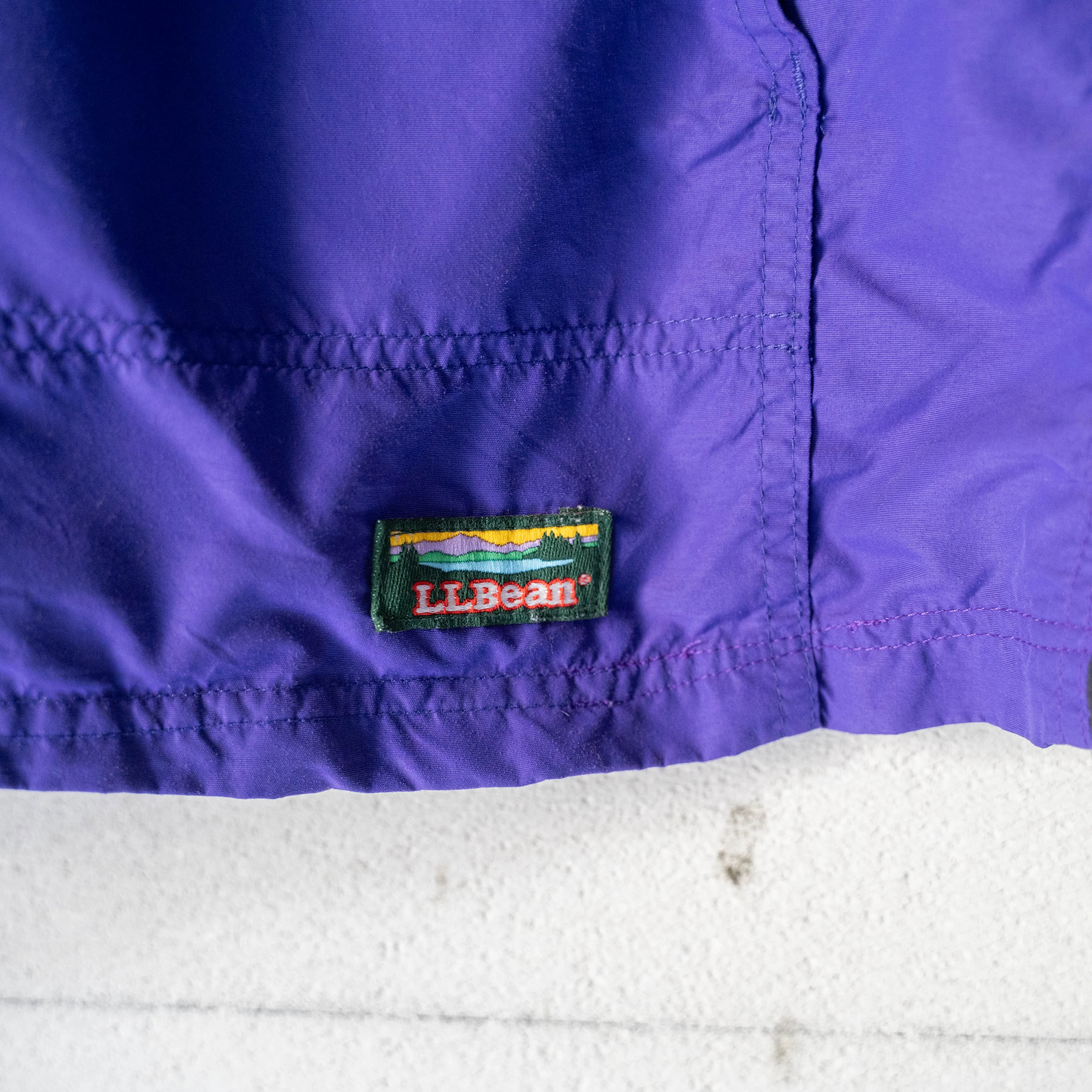 1970-1980s L.L.Bean purple color anorak parka 'made in USA'