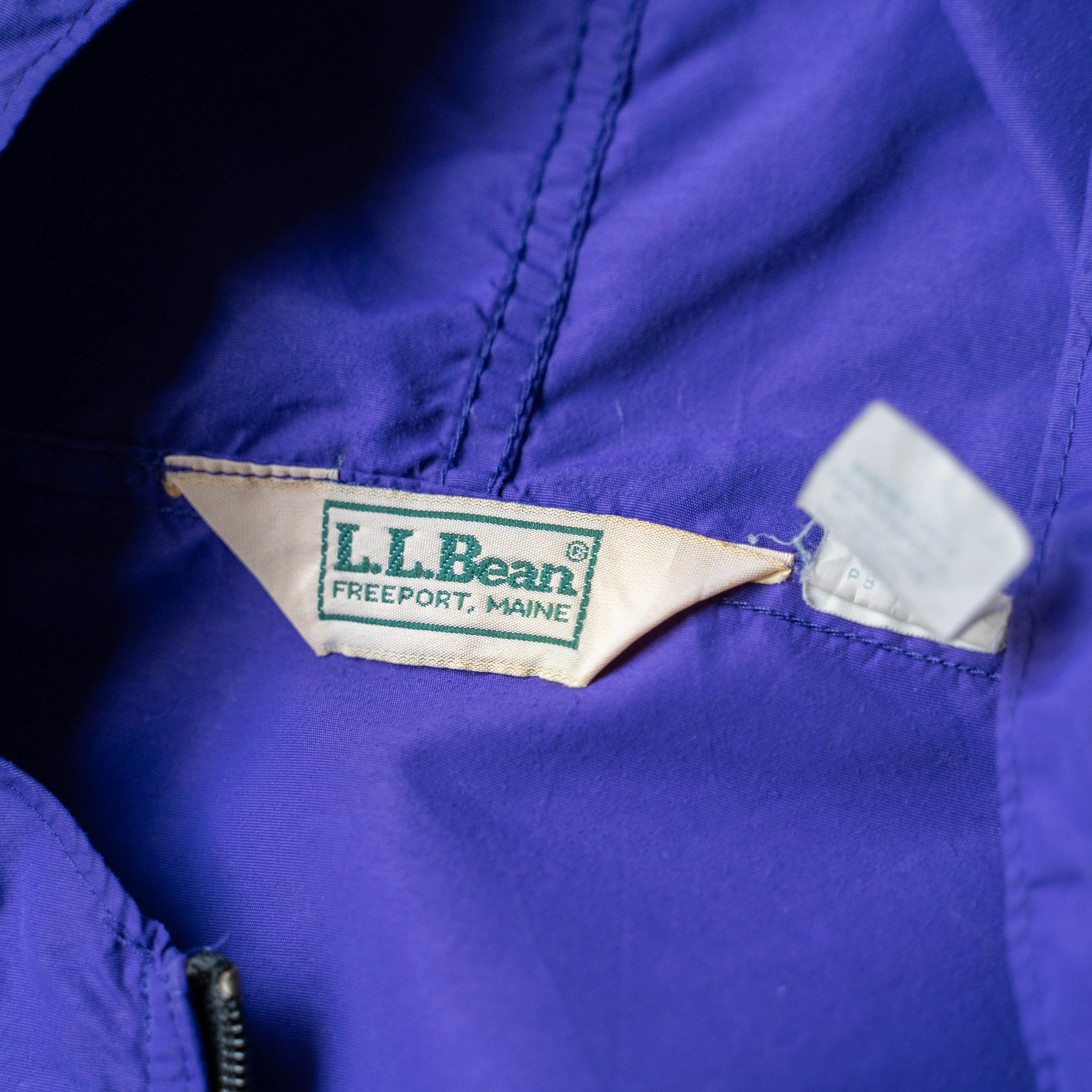 1970-1980s L.L.Bean purple color anorak parka 'made in USA'