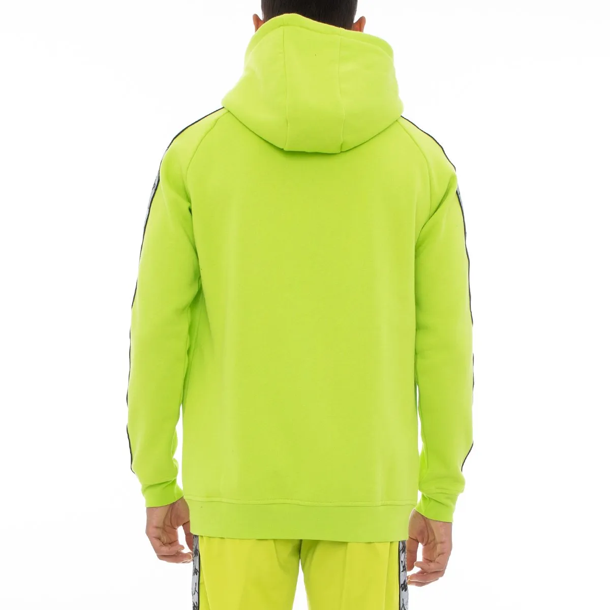 222 Banda Deniss 2 Reflective Hoodie - Green Lime