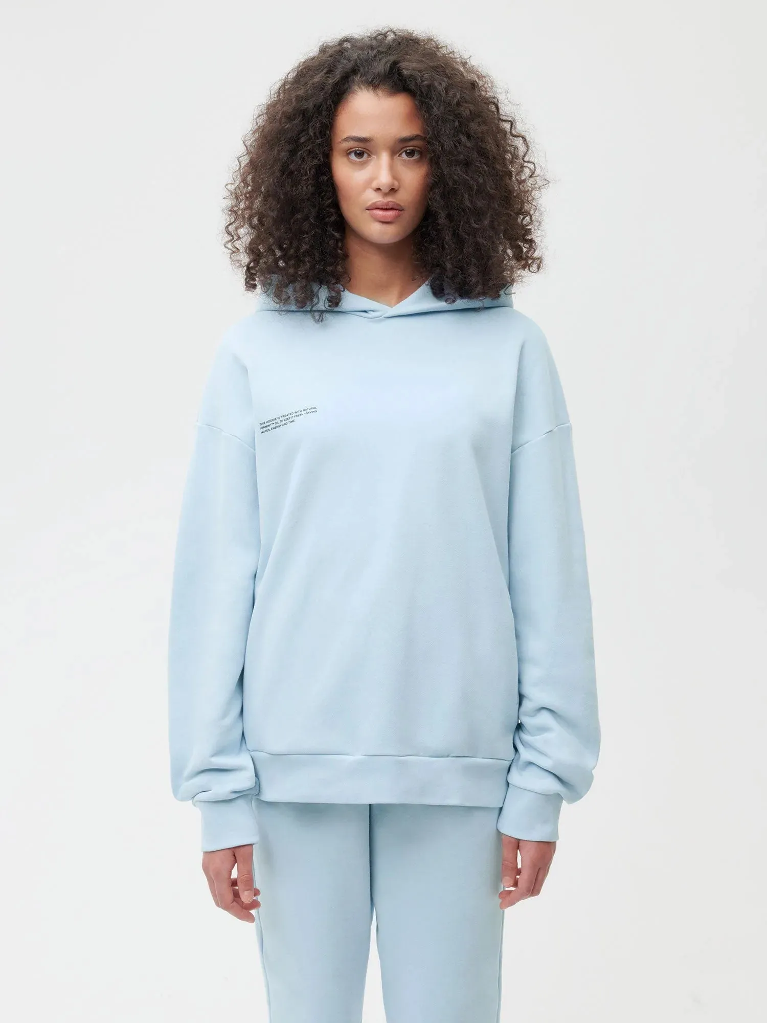 365 Midweight Organic Cotton Hoodie—baby blue