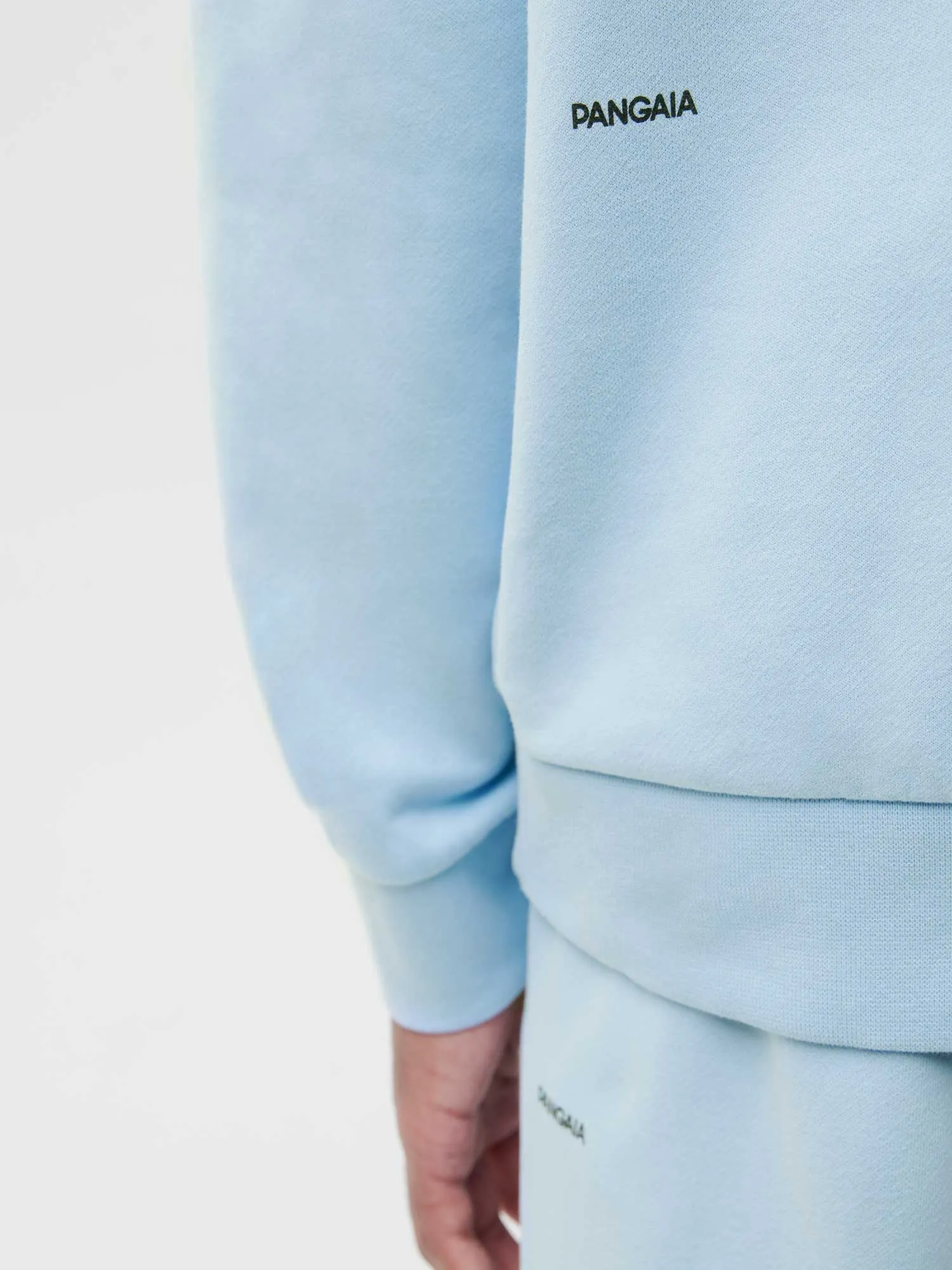 365 Midweight Organic Cotton Hoodie—baby blue