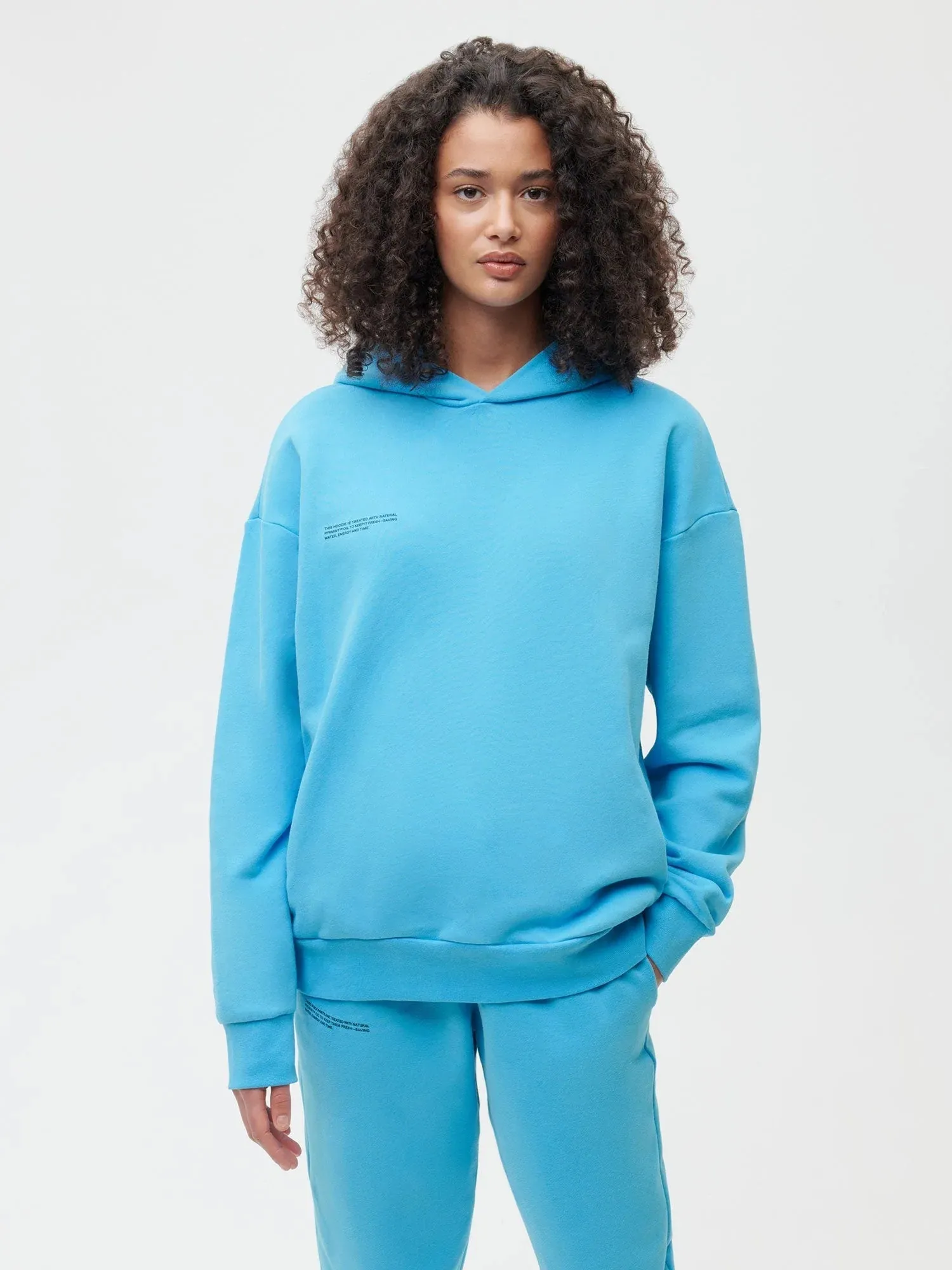 365 Midweight Organic Cotton Hoodie—beach blue