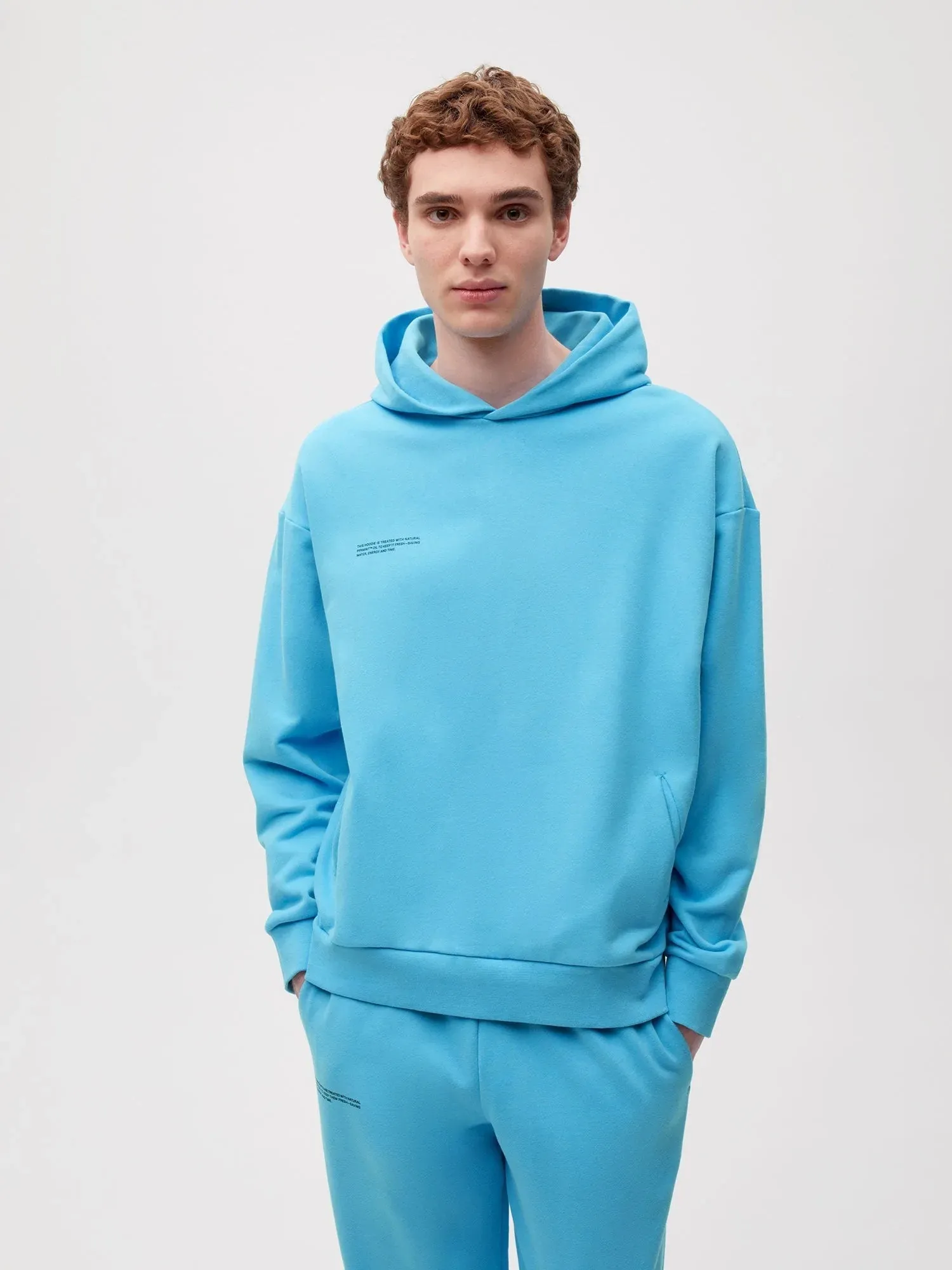 365 Midweight Organic Cotton Hoodie—beach blue