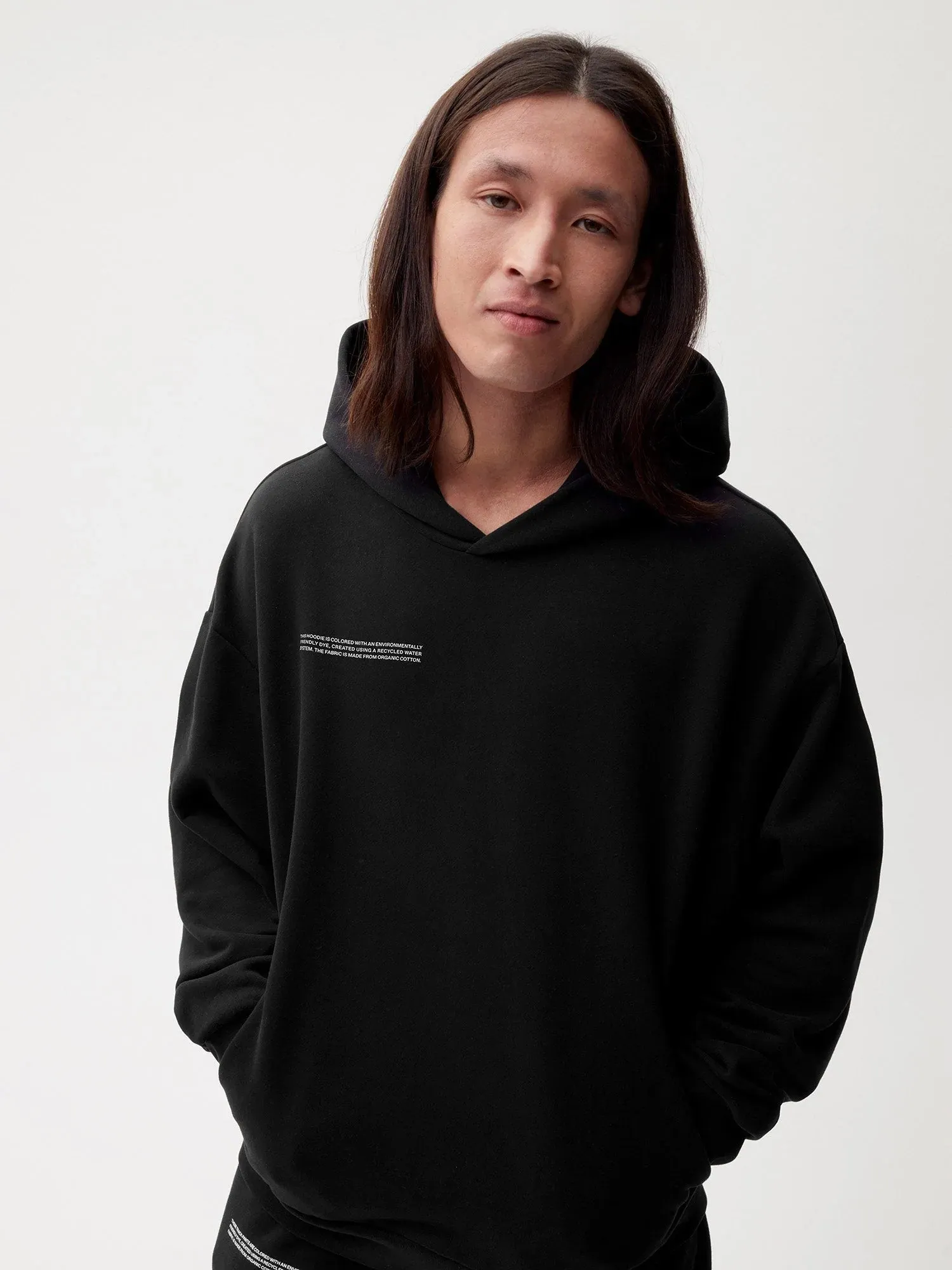 365 Midweight Organic Cotton Hoodie—black