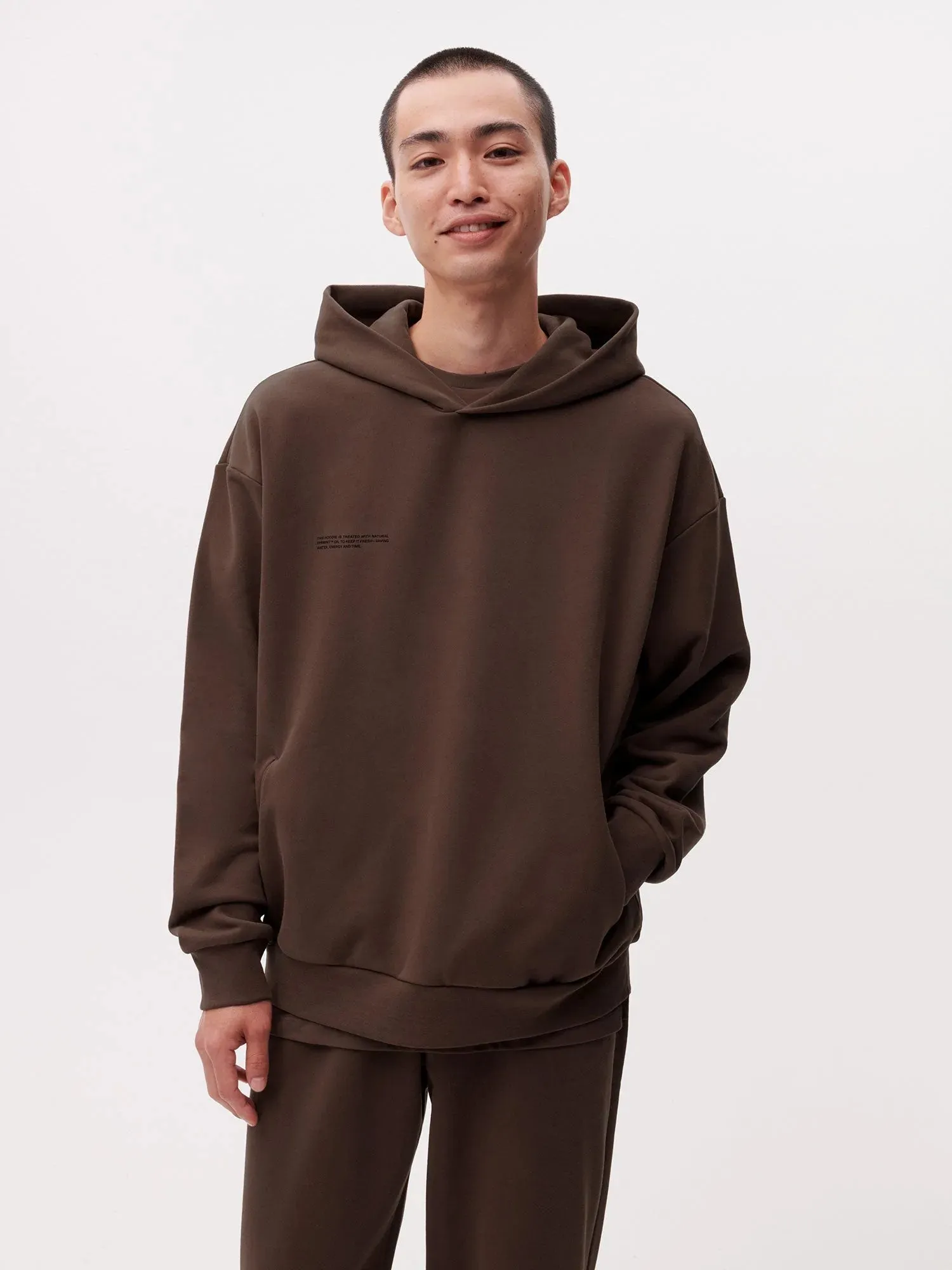 365 Midweight Organic Cotton Hoodie—chestnut brown