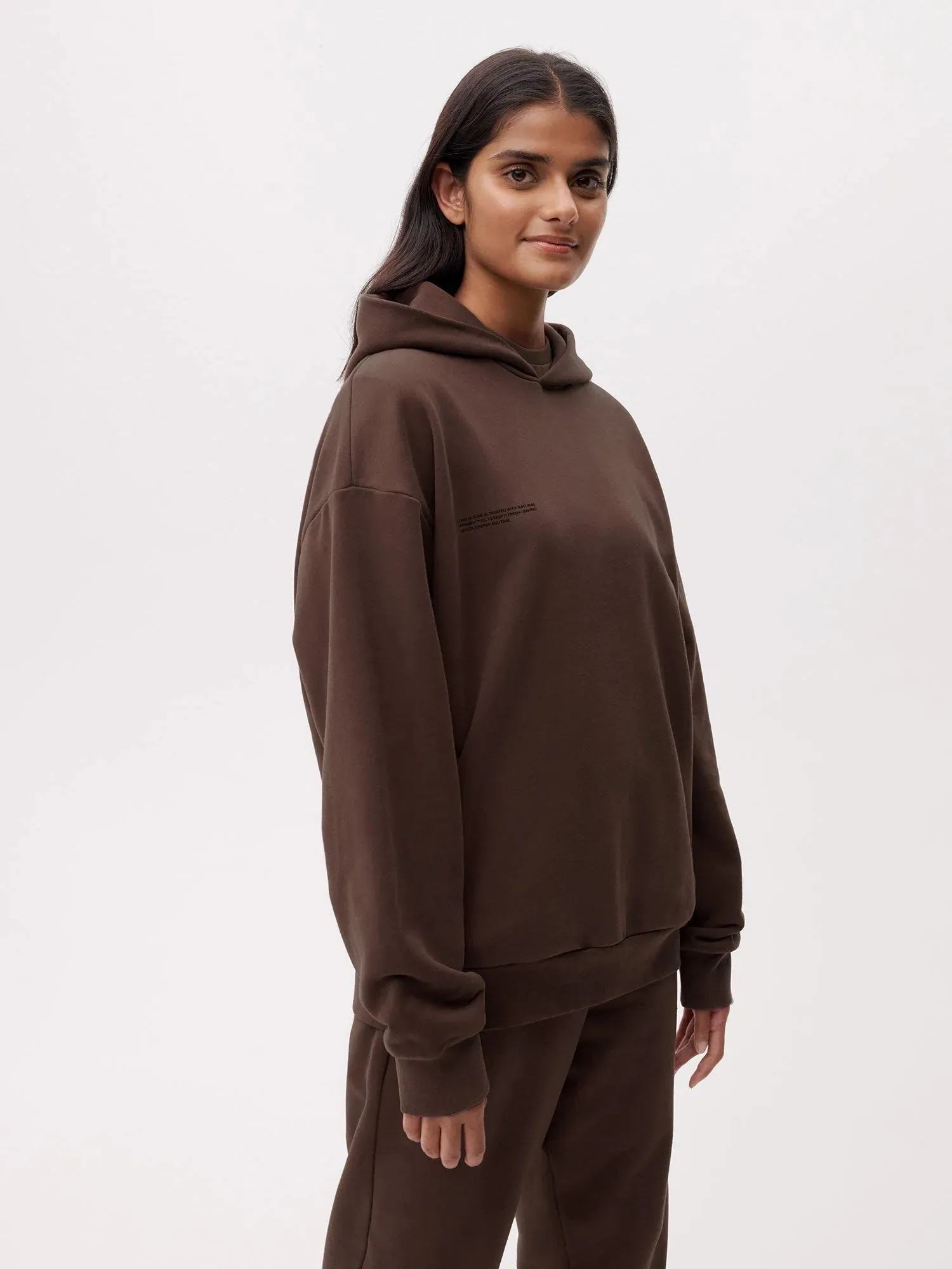 365 Midweight Organic Cotton Hoodie—chestnut brown