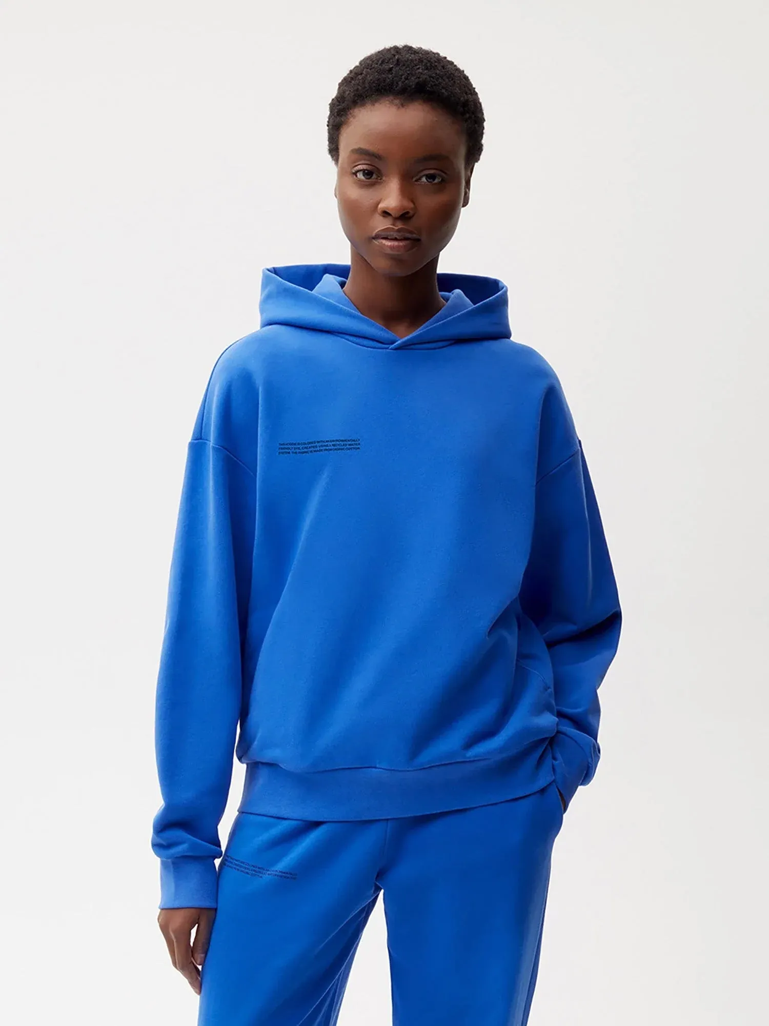 365 Midweight Organic Cotton Hoodie—cobalt blue