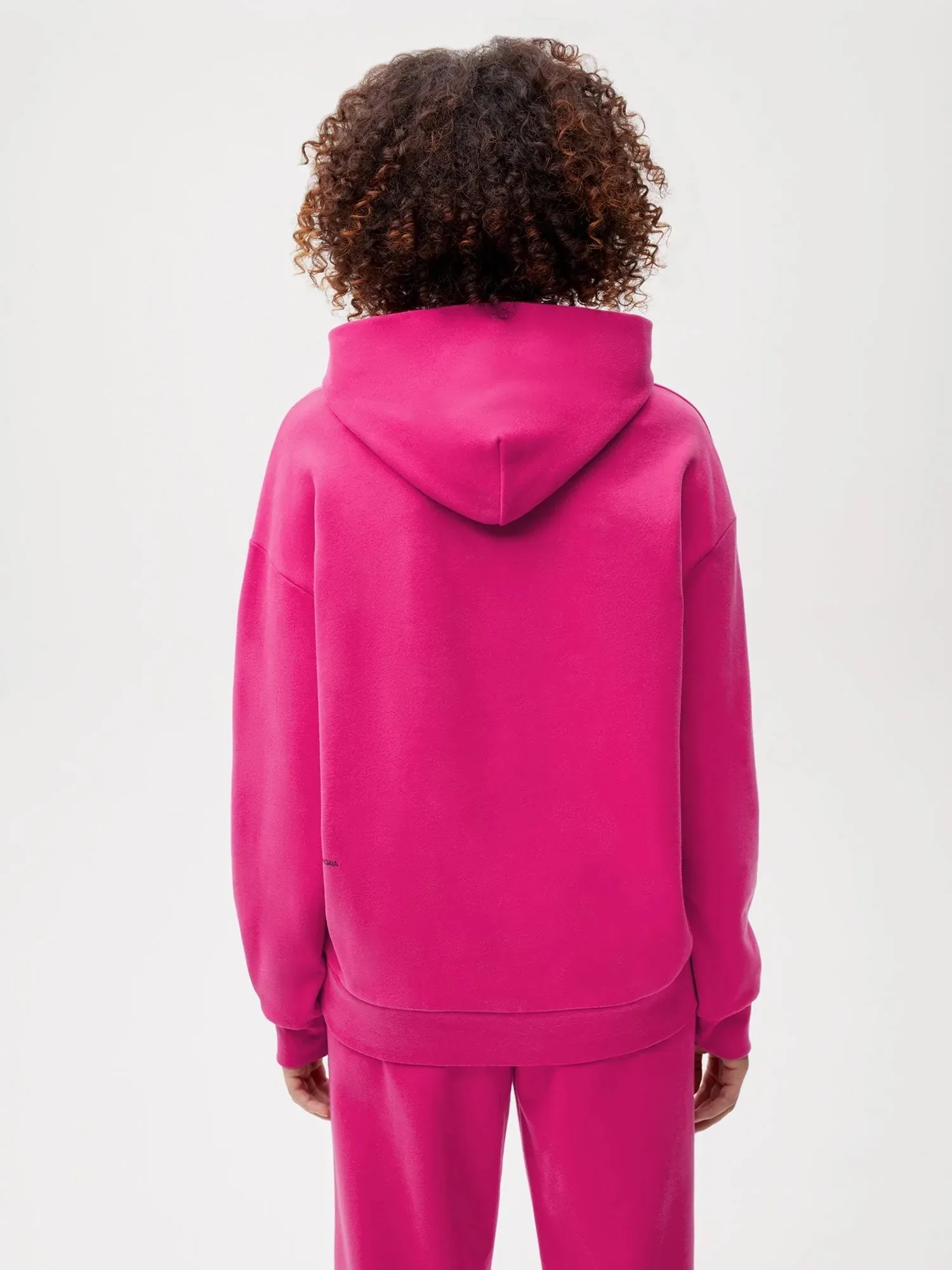 365 Midweight Organic Cotton Hoodie—foxglove pink