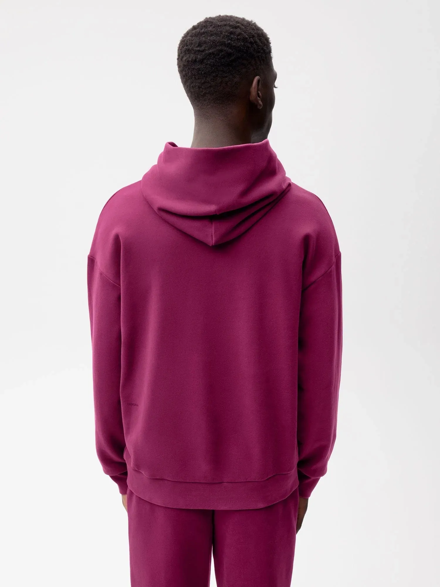 365 Midweight Organic Cotton Hoodie—plum purple