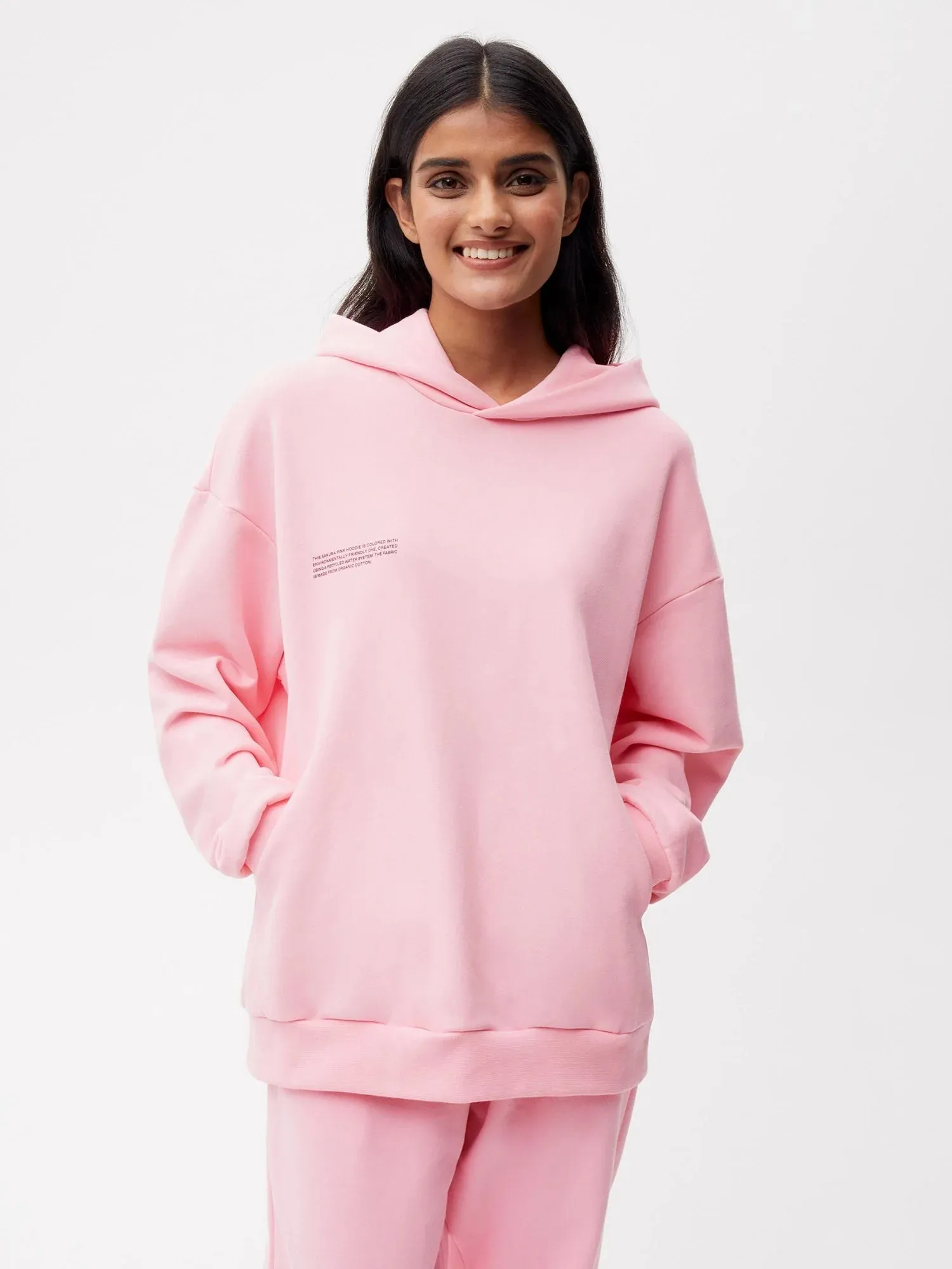 365 Midweight Organic Cotton Hoodie—sakura pink