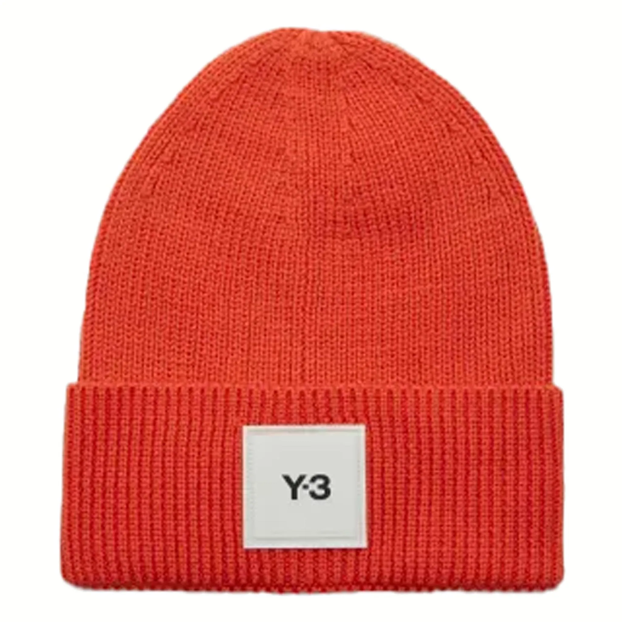 ADIDAS Y-3 Square Logo Beanie Orange