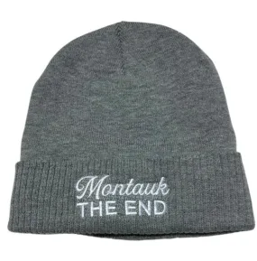 Adult Unisex Embroidered Montauk The End Beanie