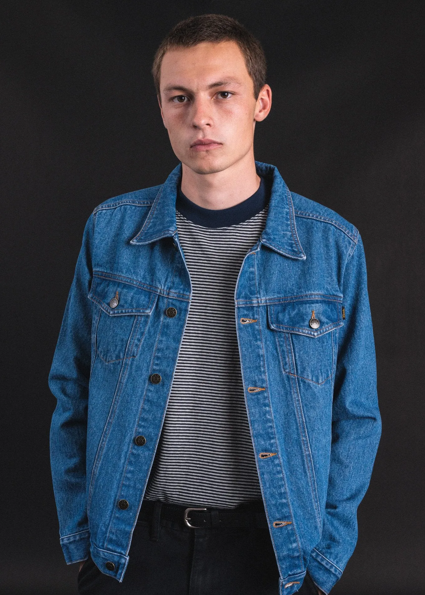 Afends Mens Winnie Blue - Denim Jacket