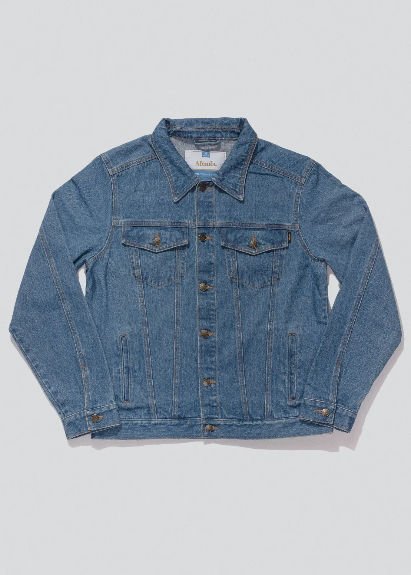 Afends Mens Winnie Blue - Denim Jacket