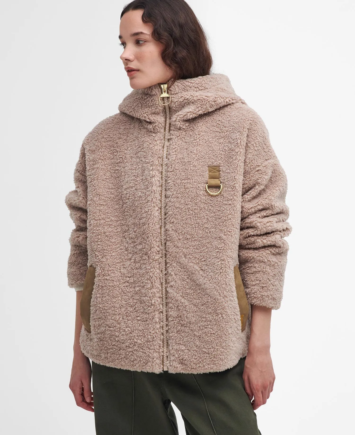 Amber Fleece - Natural/Light Sand/Dark Navy