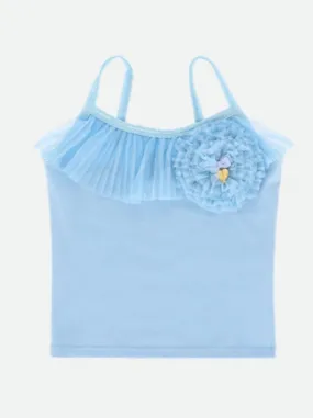 Angel's Face Girls Patrice Top In Blue