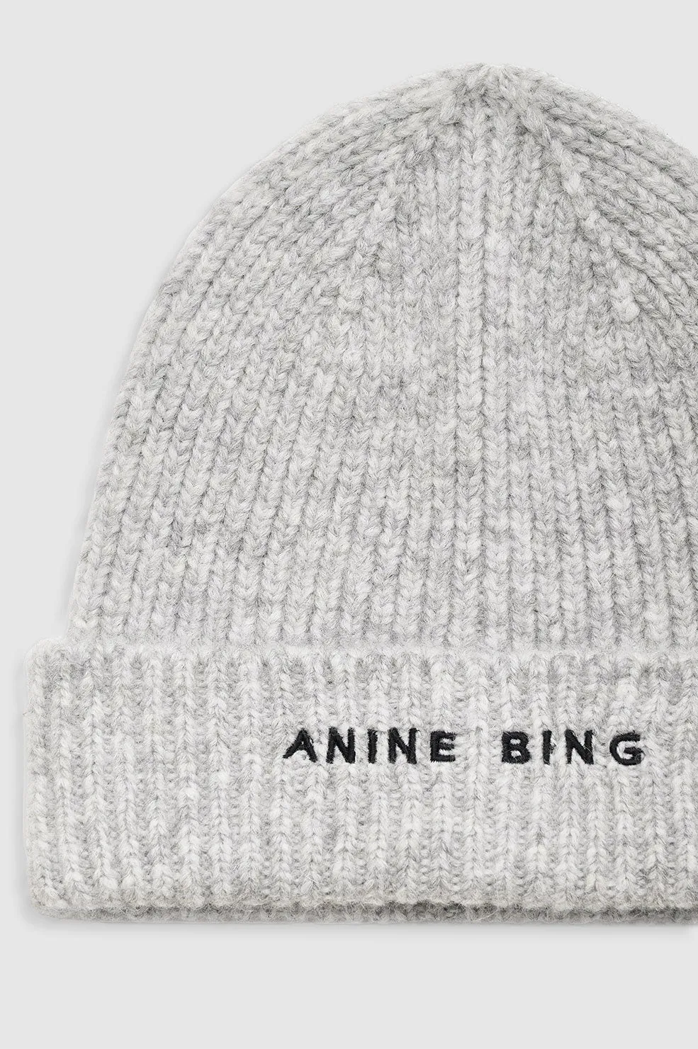 Anine Bing - Elia Beanie in Charcoal