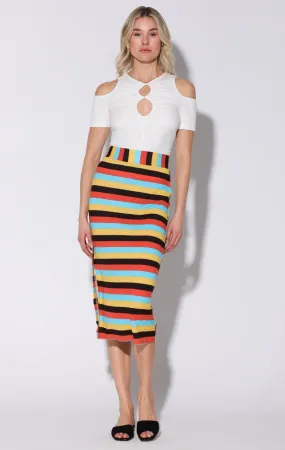 Annika Skirt, Mod Stripe Knit by Walter Baker