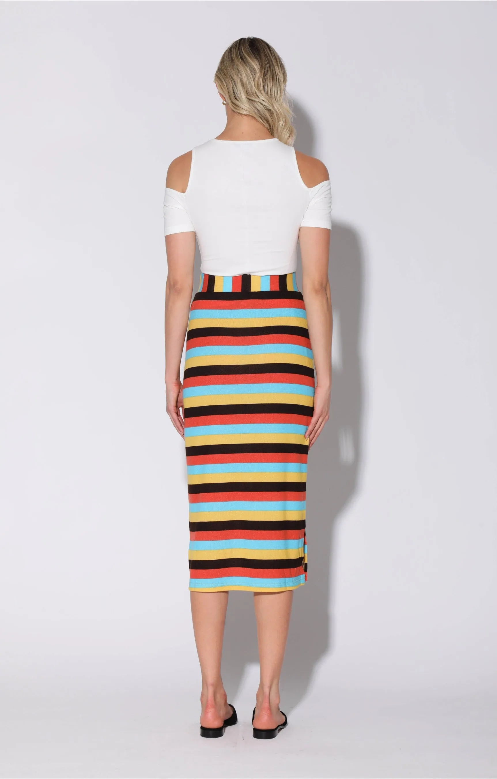 Annika Skirt, Mod Stripe Knit by Walter Baker