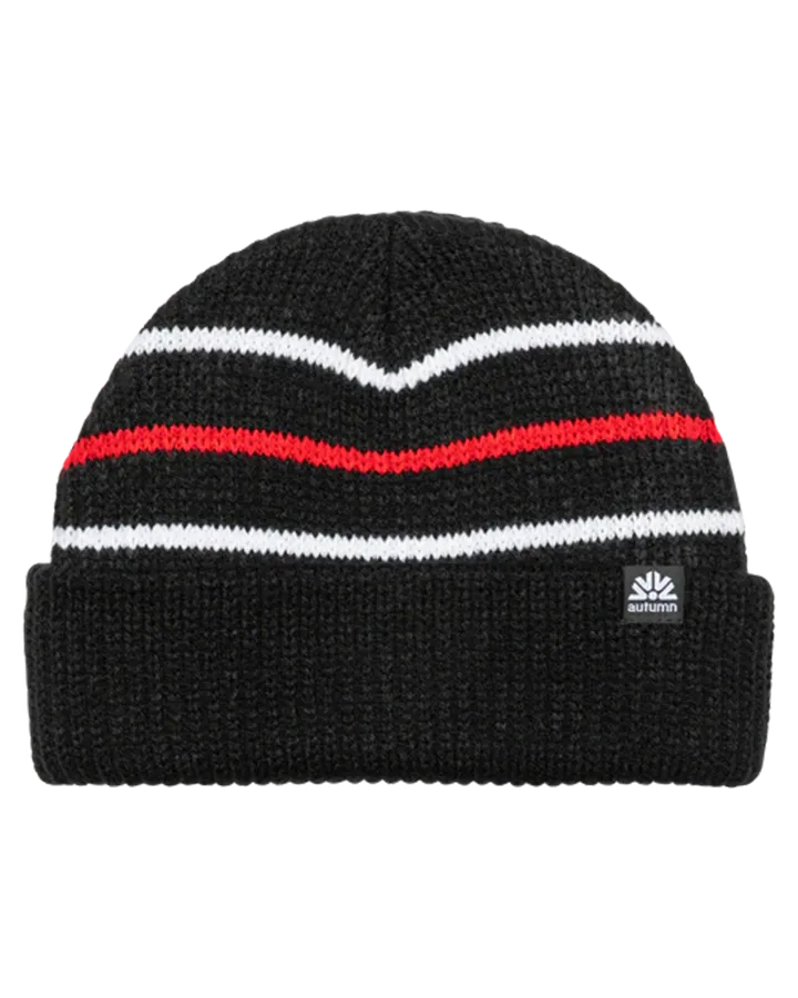 Autumn Vintage Beanie - Black