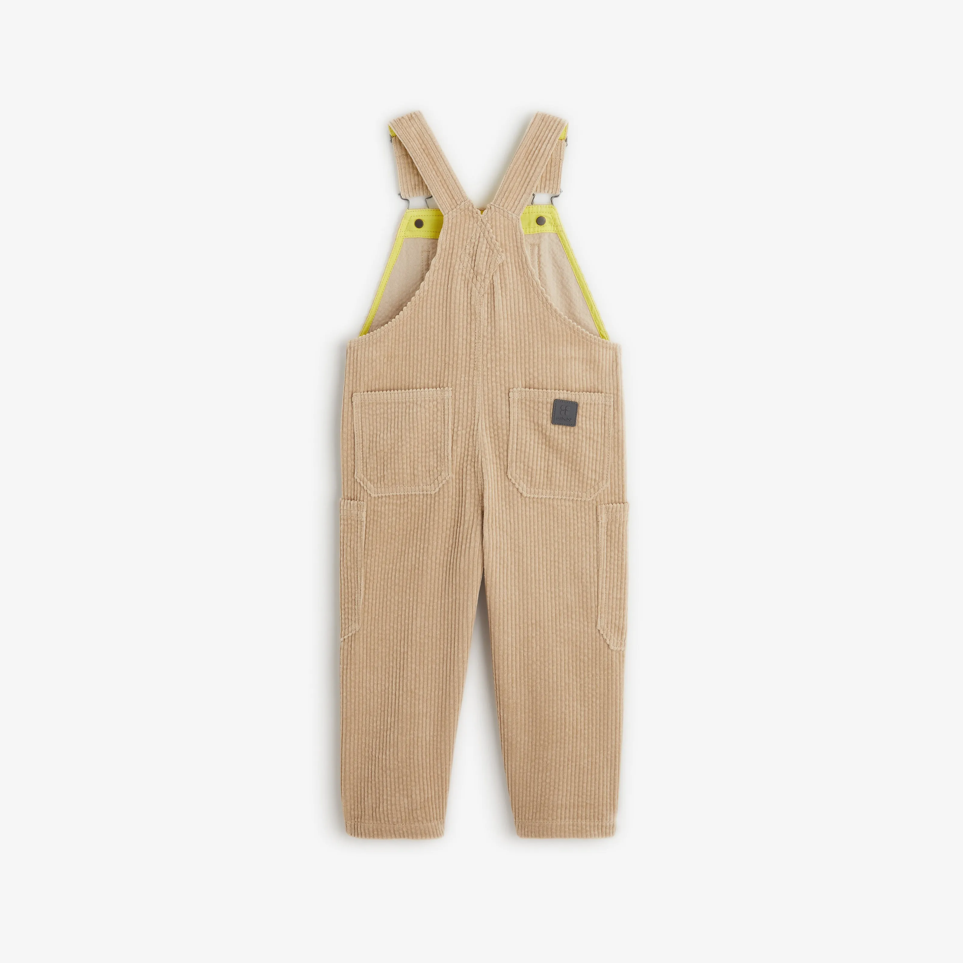 Baby boys' beige overalls