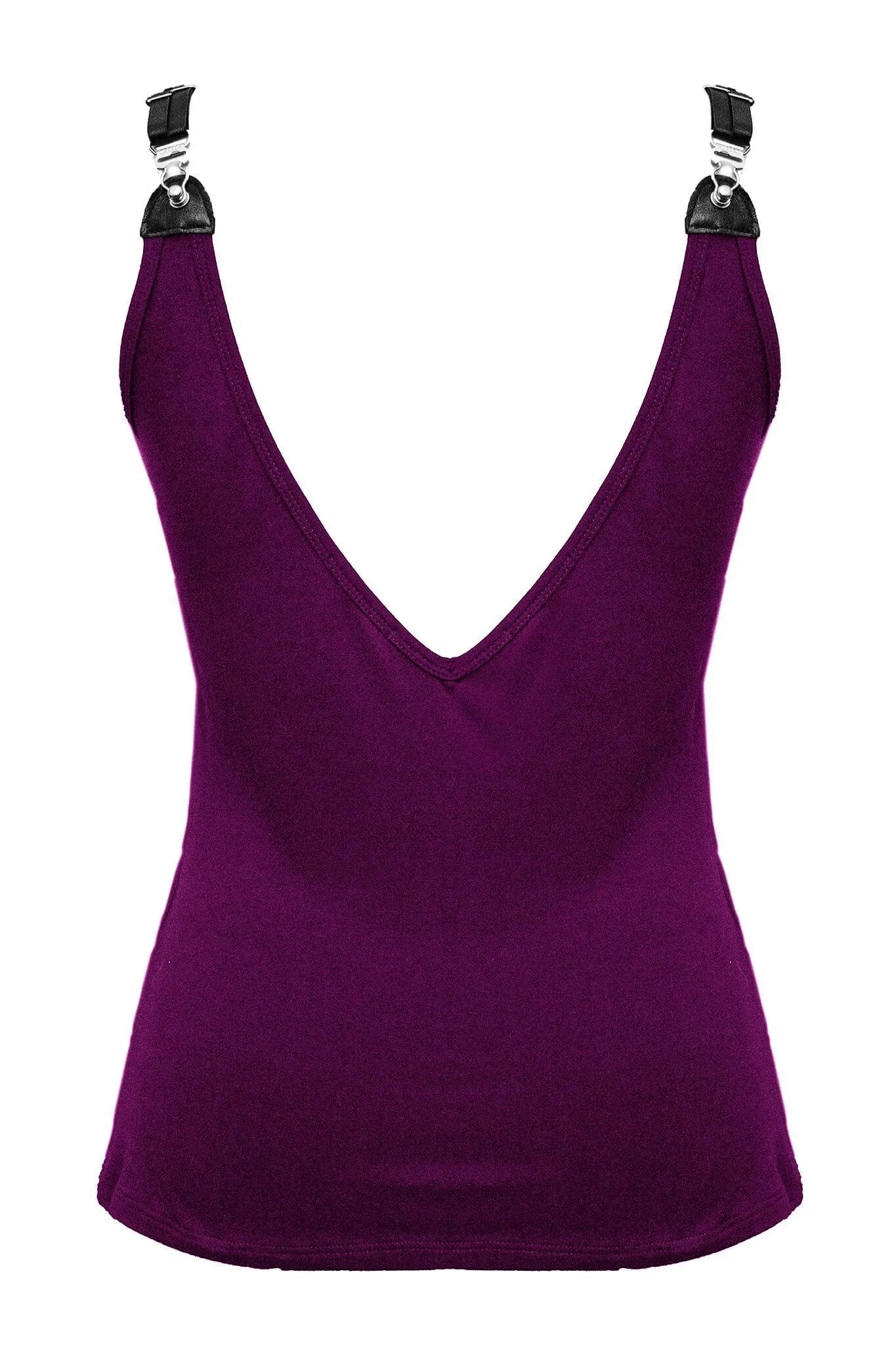 Bamboo V-Neck Garter Tank