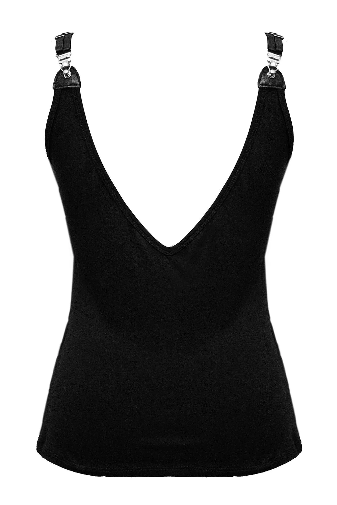 Bamboo V-Neck Garter Tank