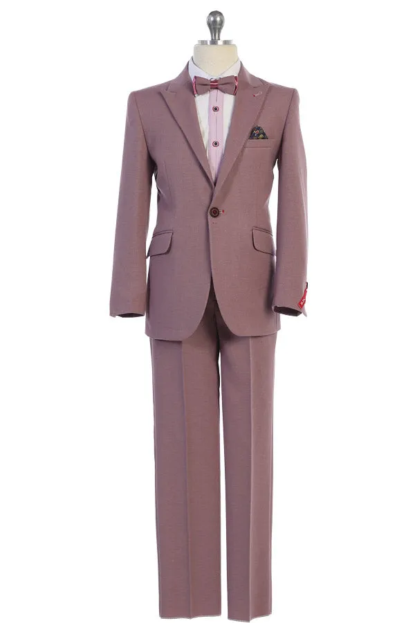 Bijan Elegant 4-Piece Slim Fit Suit (Lil'Boys)