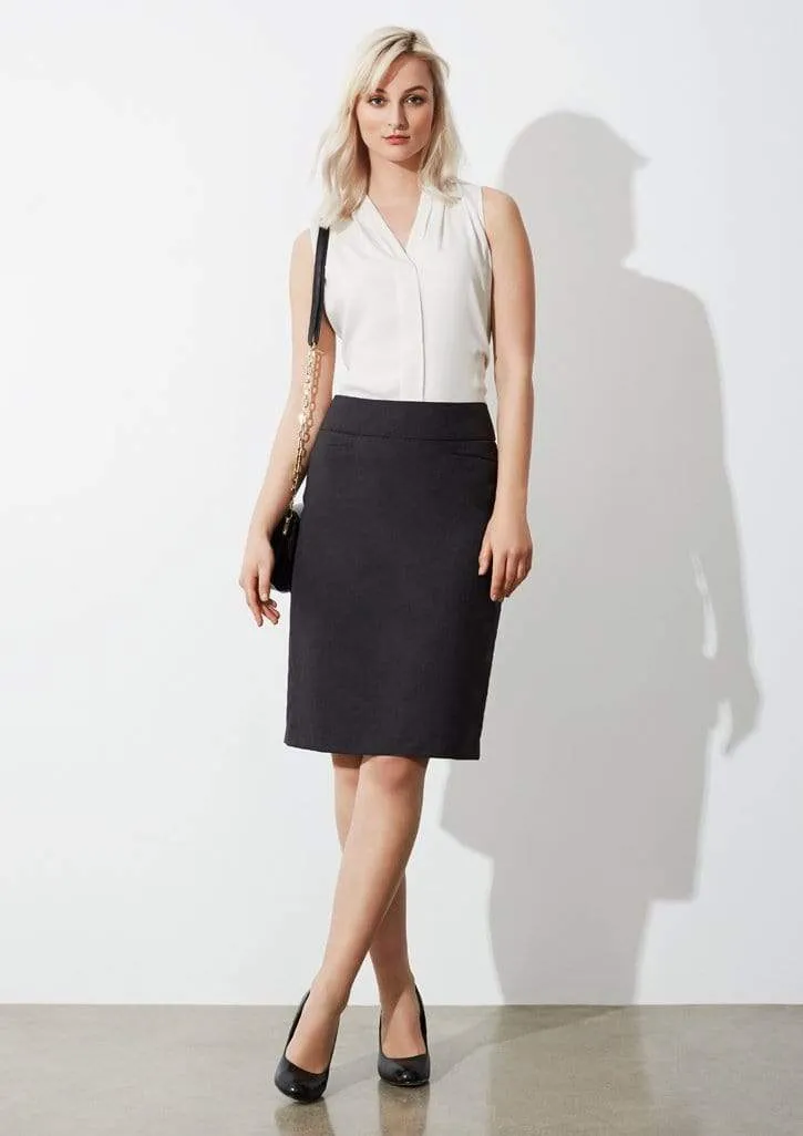 Biz Collection Women’s Classic Knee Length Skirt Bs128ls