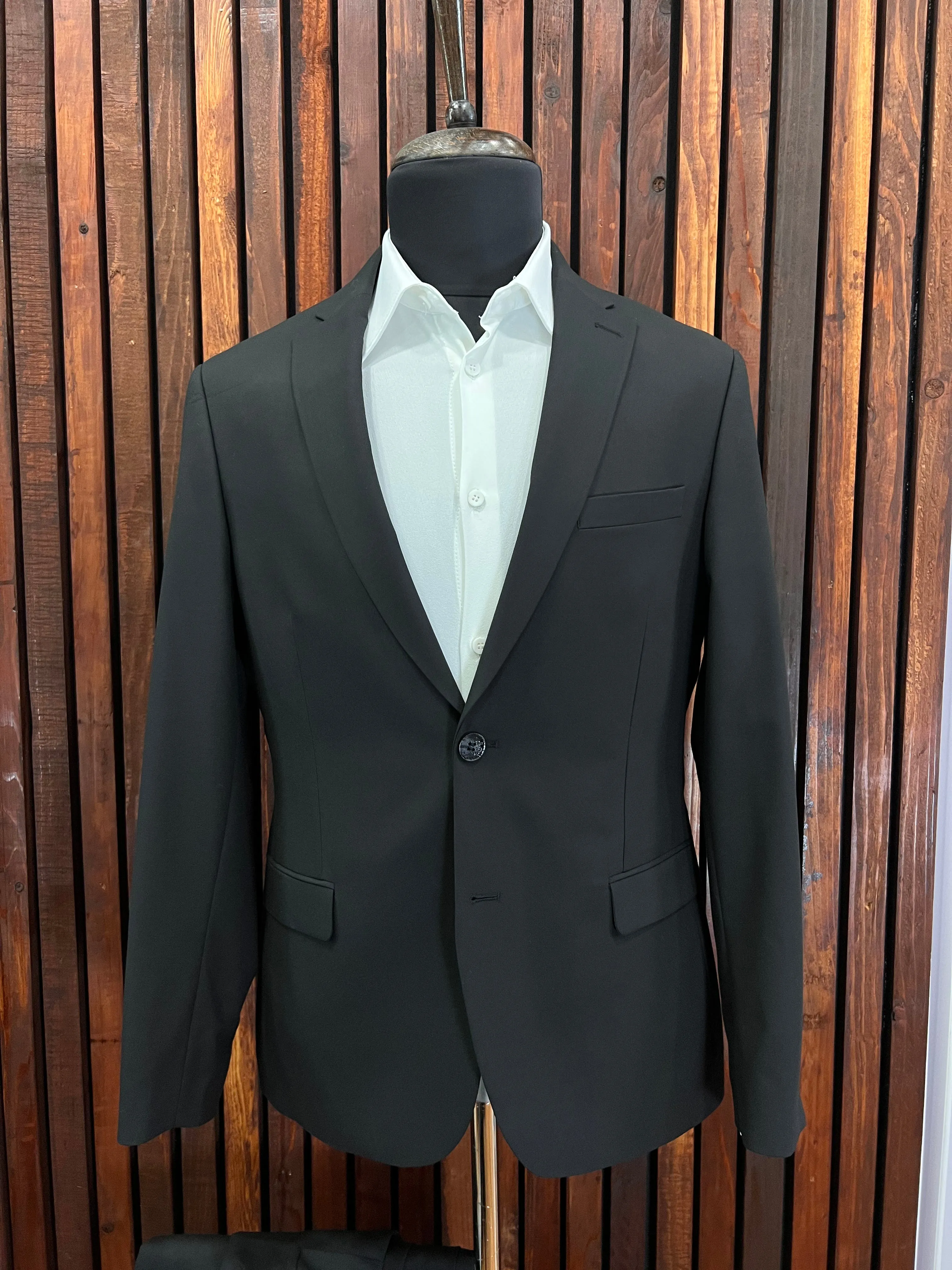 Black 2 Piece Slim Fit Suit