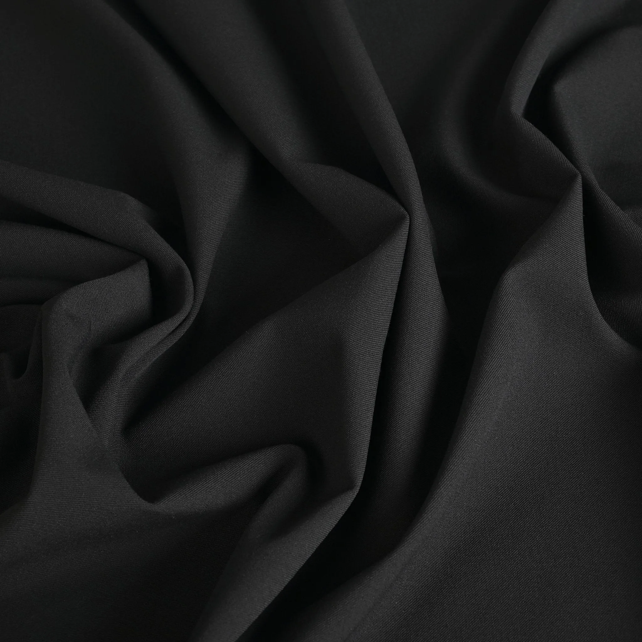 Black Suiting Twill Fabric 96991