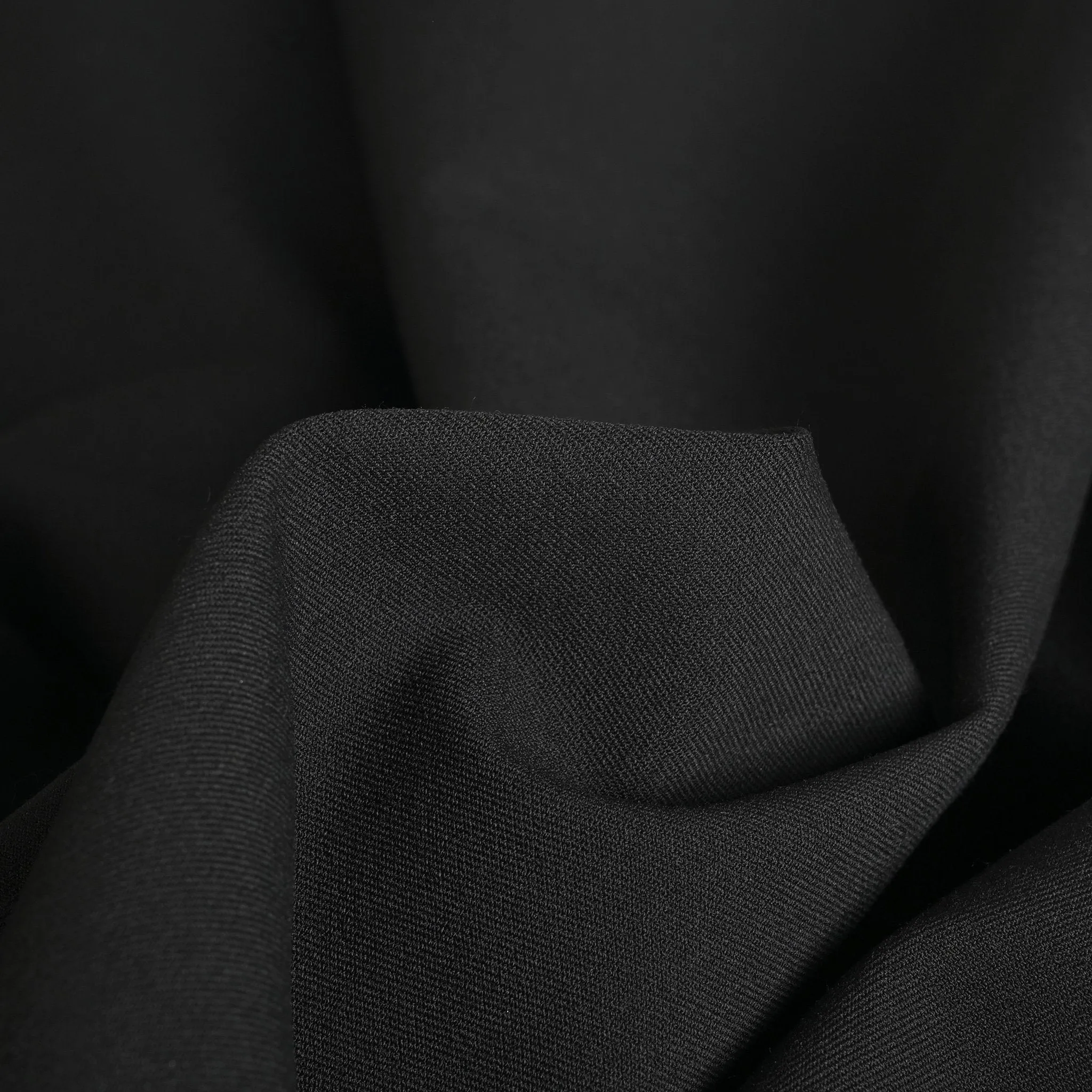 Black Suiting Twill Fabric 96991