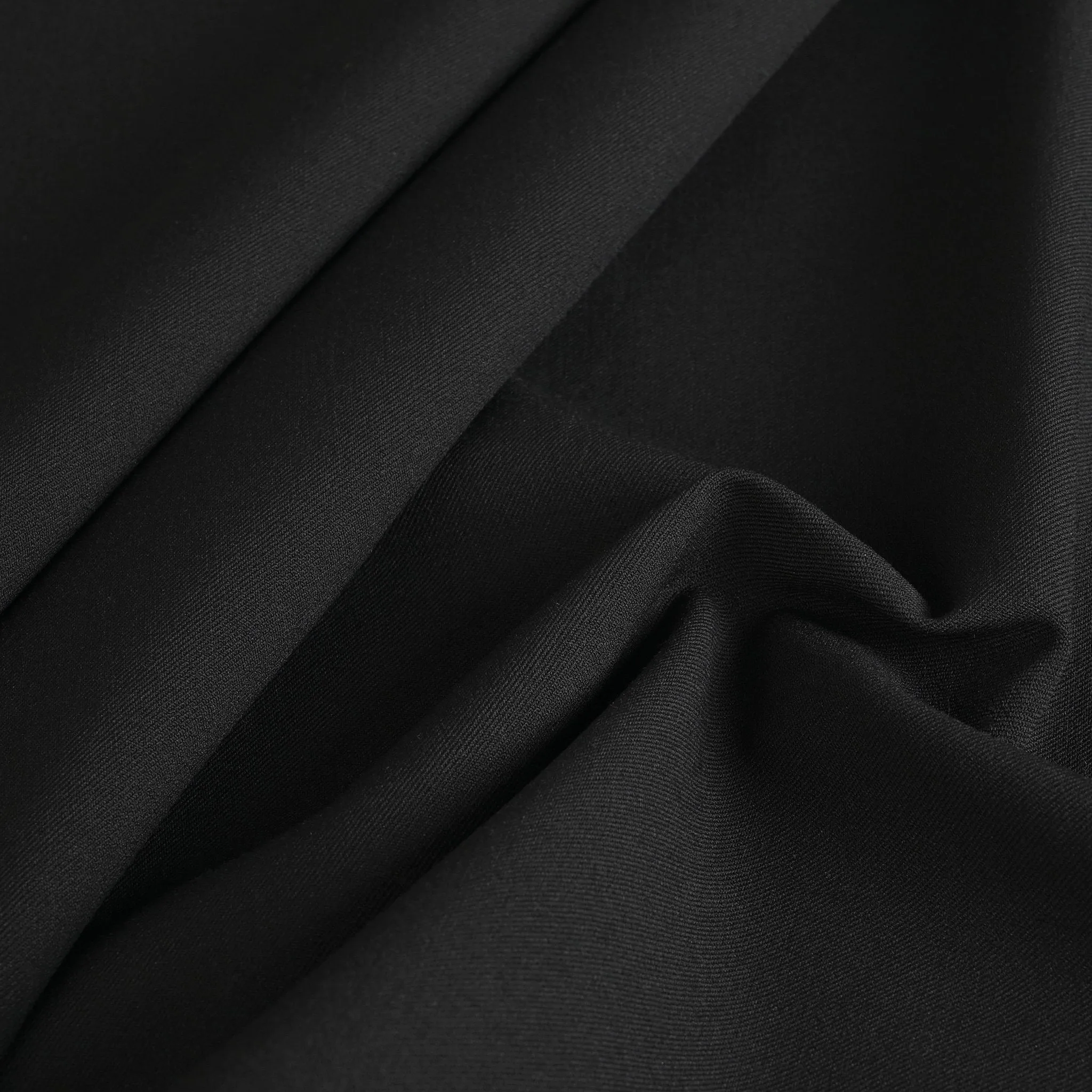 Black Suiting Twill Fabric 96991