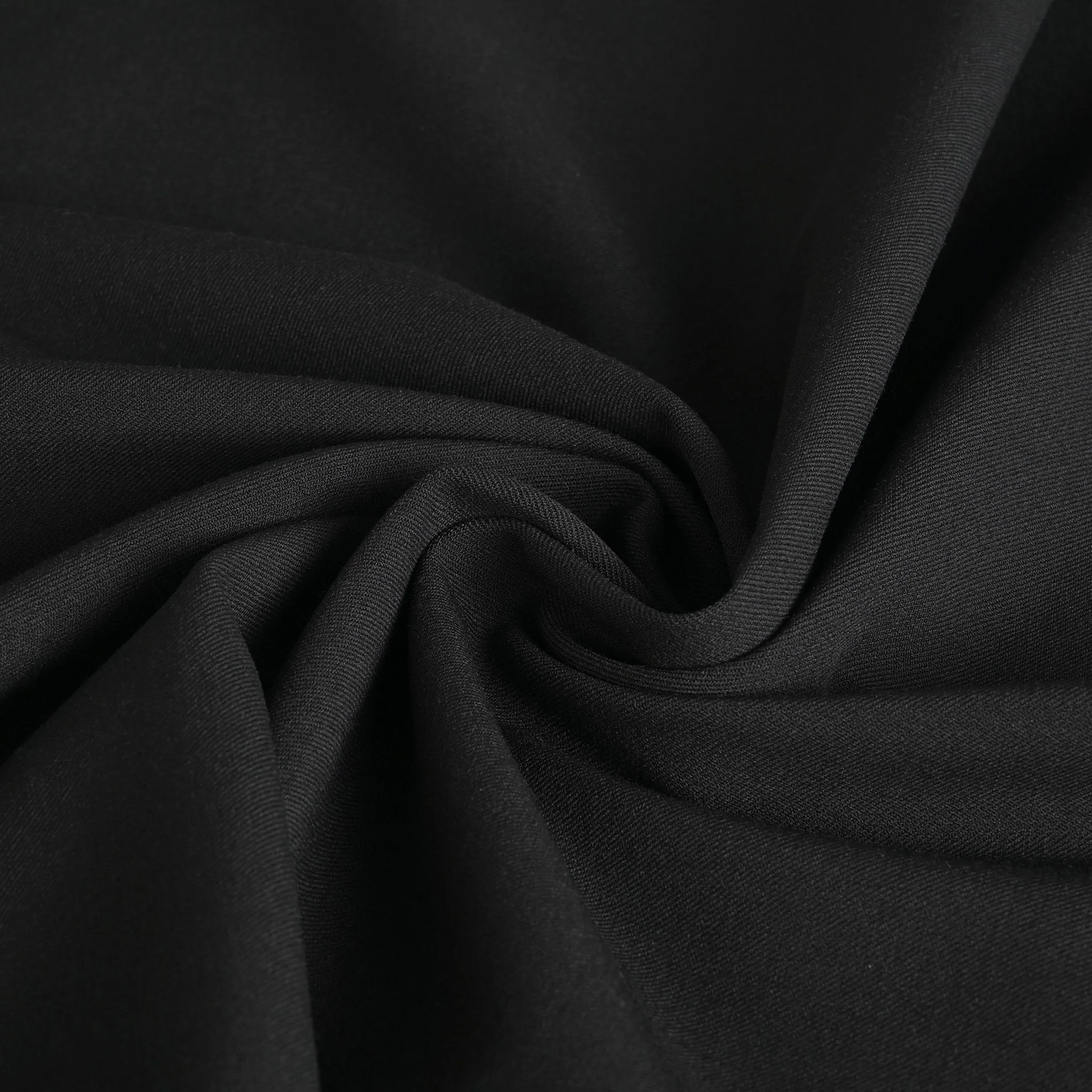 Black Suiting Twill Fabric 96991