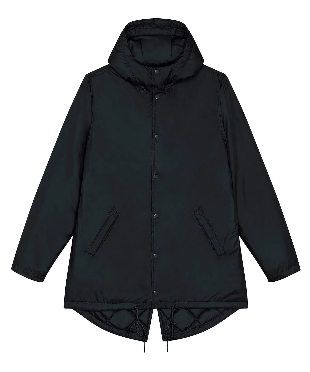 Black - Unisex padded parka jacket (STJU841)