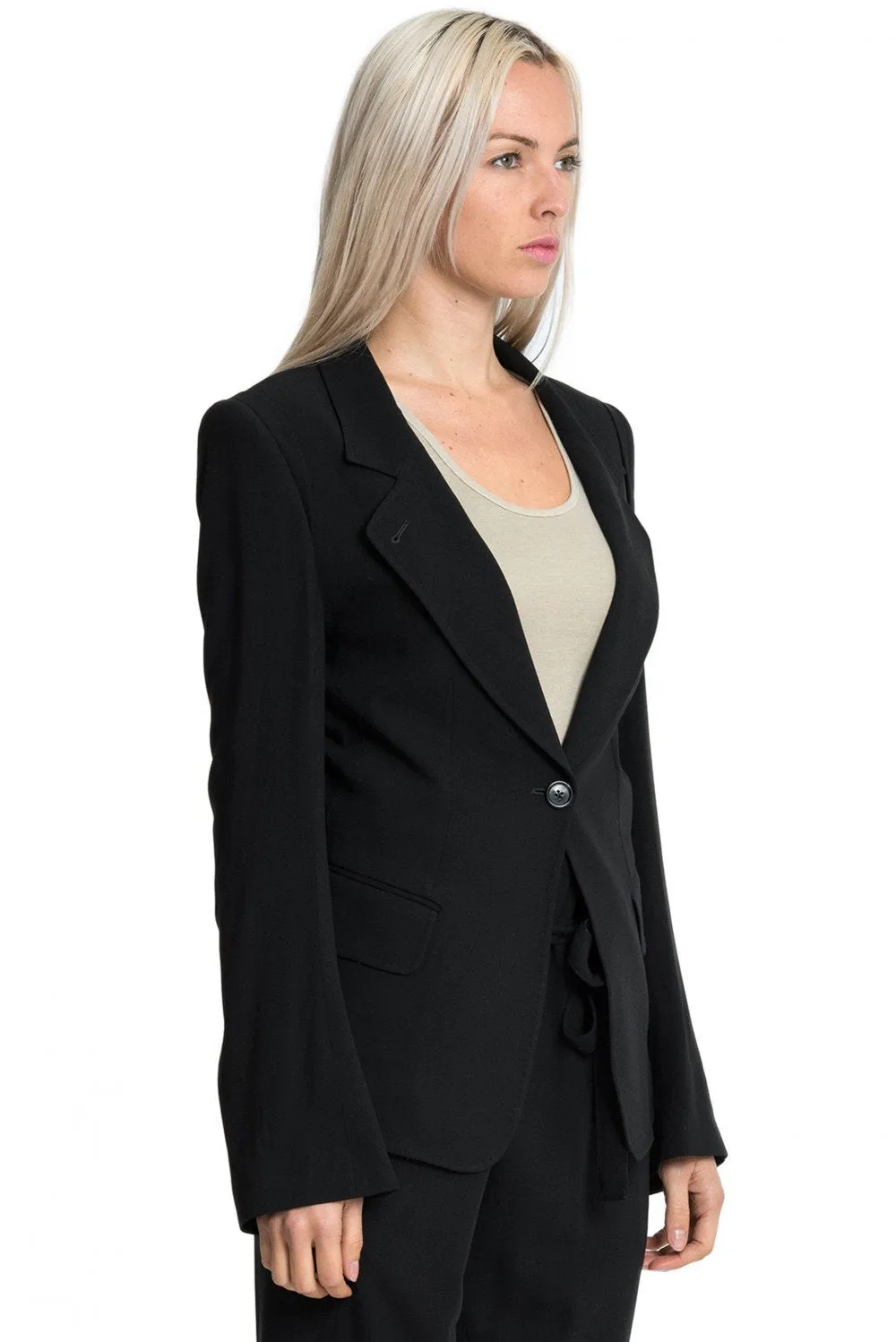 Black Woolviscose Blazer