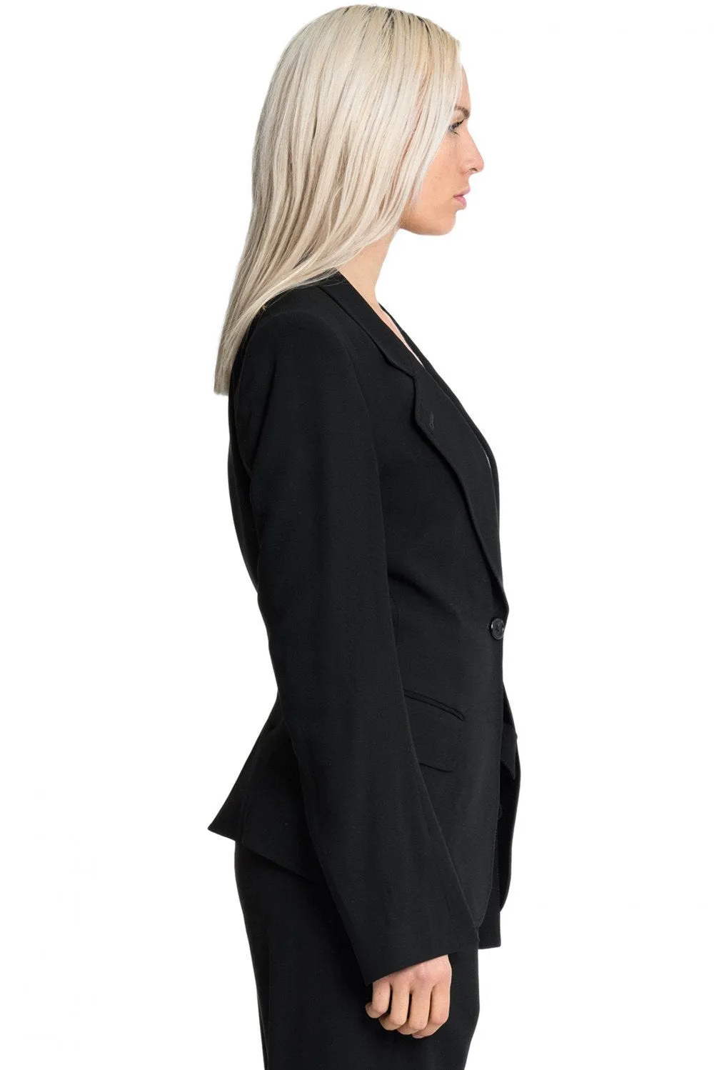 Black Woolviscose Blazer