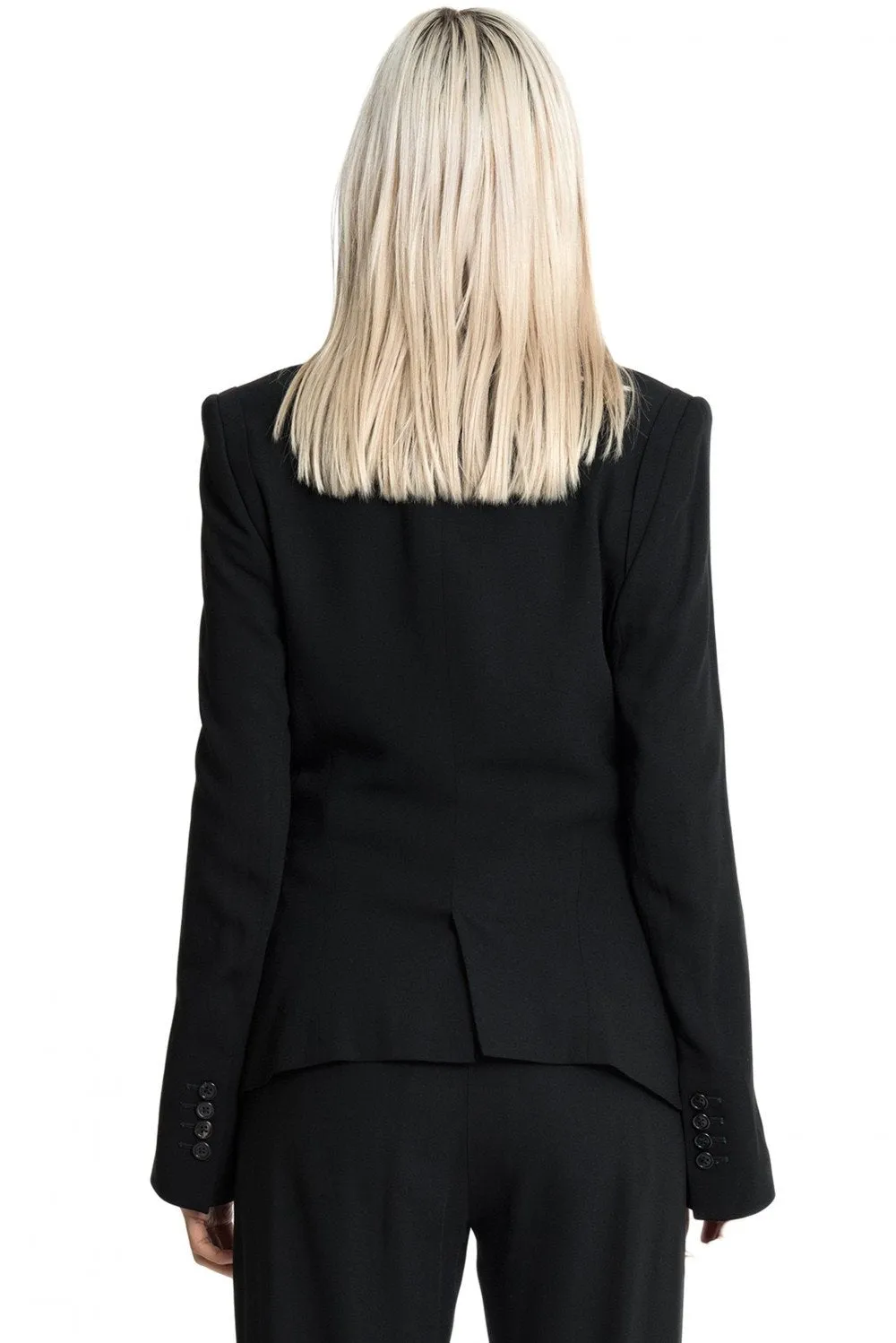 Black Woolviscose Blazer