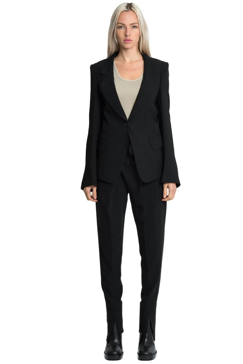 Black Woolviscose Blazer