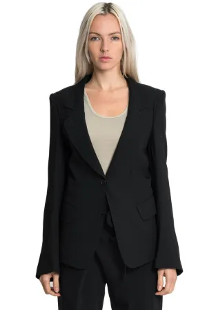 Black Woolviscose Blazer