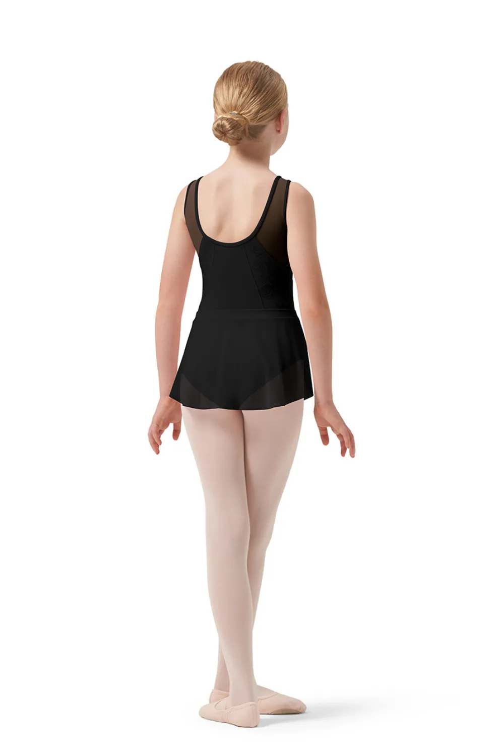 BLOCH CR0501 GIRLS SAGE MESH WRAP SKIRT