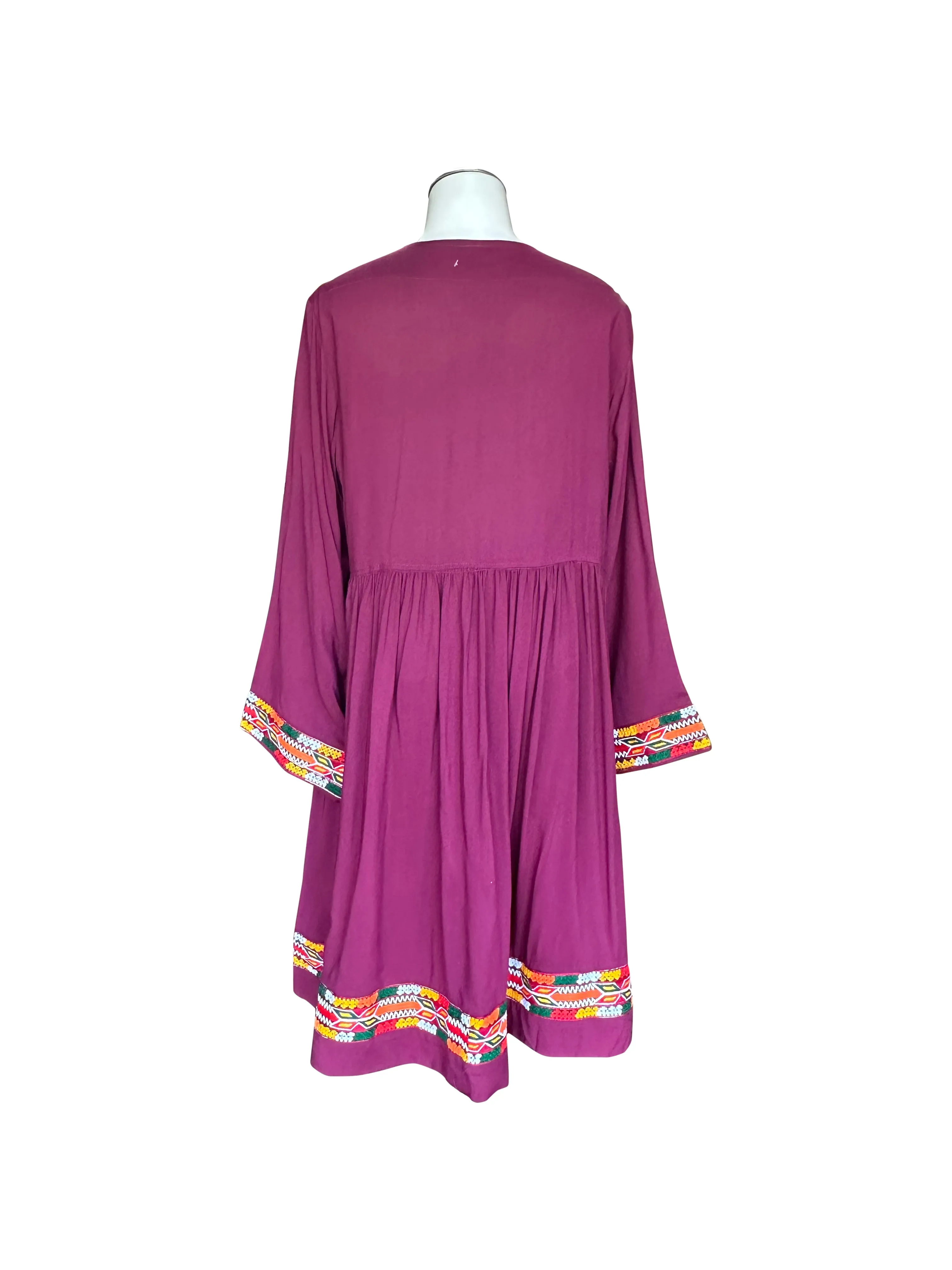 Bohemian Kaftan Dress Shirt