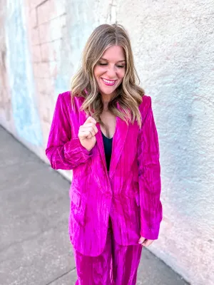 Buddy Love: Heff Fuchsia Blazer