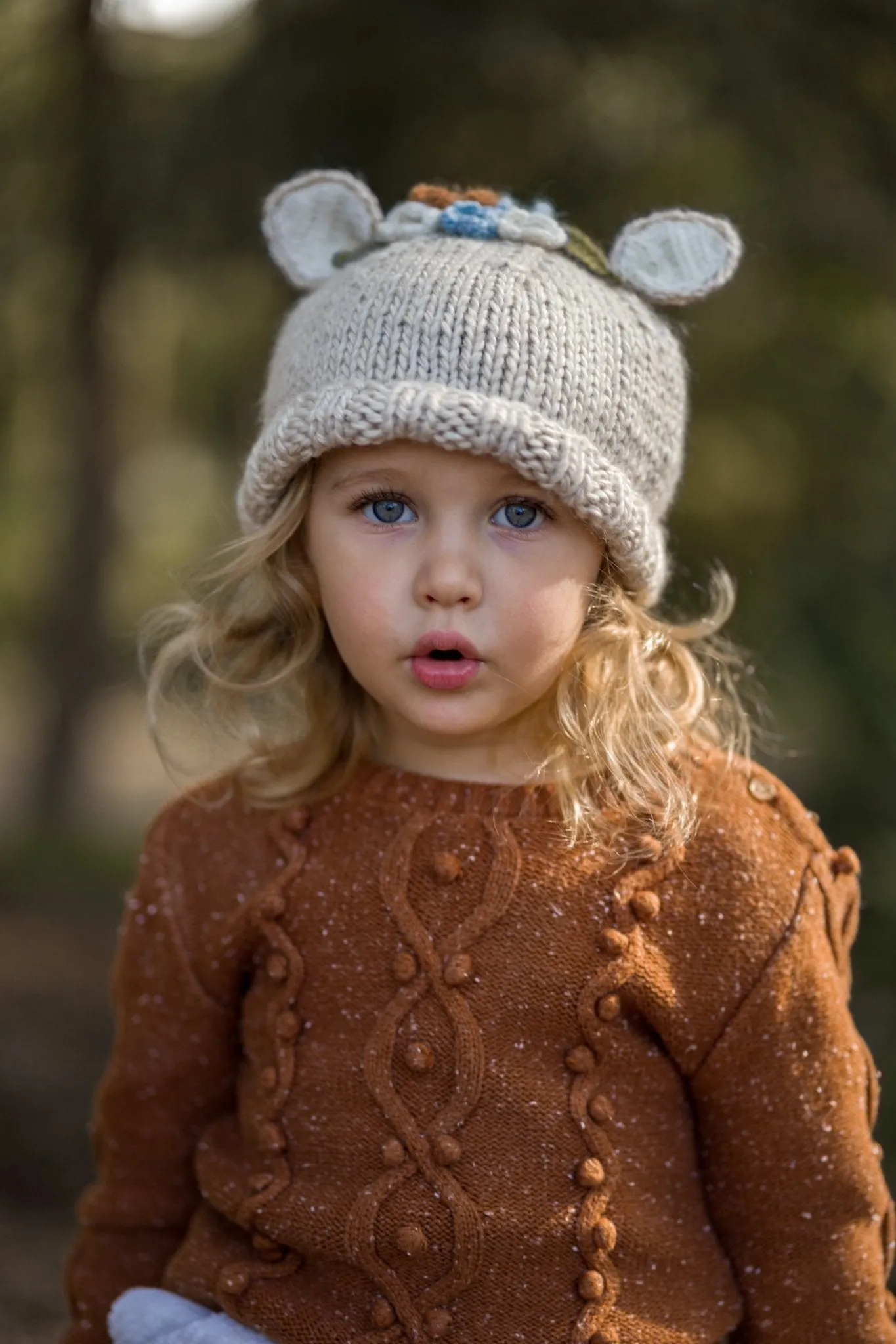 Bunny Bouquet Beanie Oatmeal