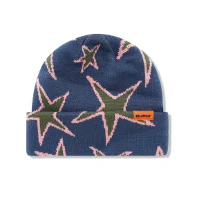 Butter Goods Stars Cuff Beanie Prussian