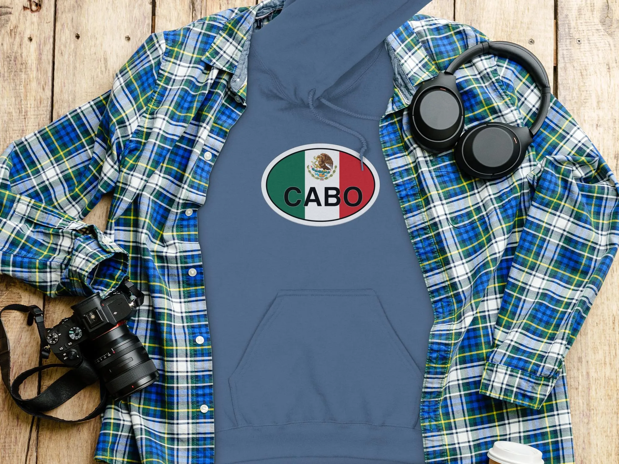 Cabo Mens Hoodie - Adventure Style for Baja Beach Lovers