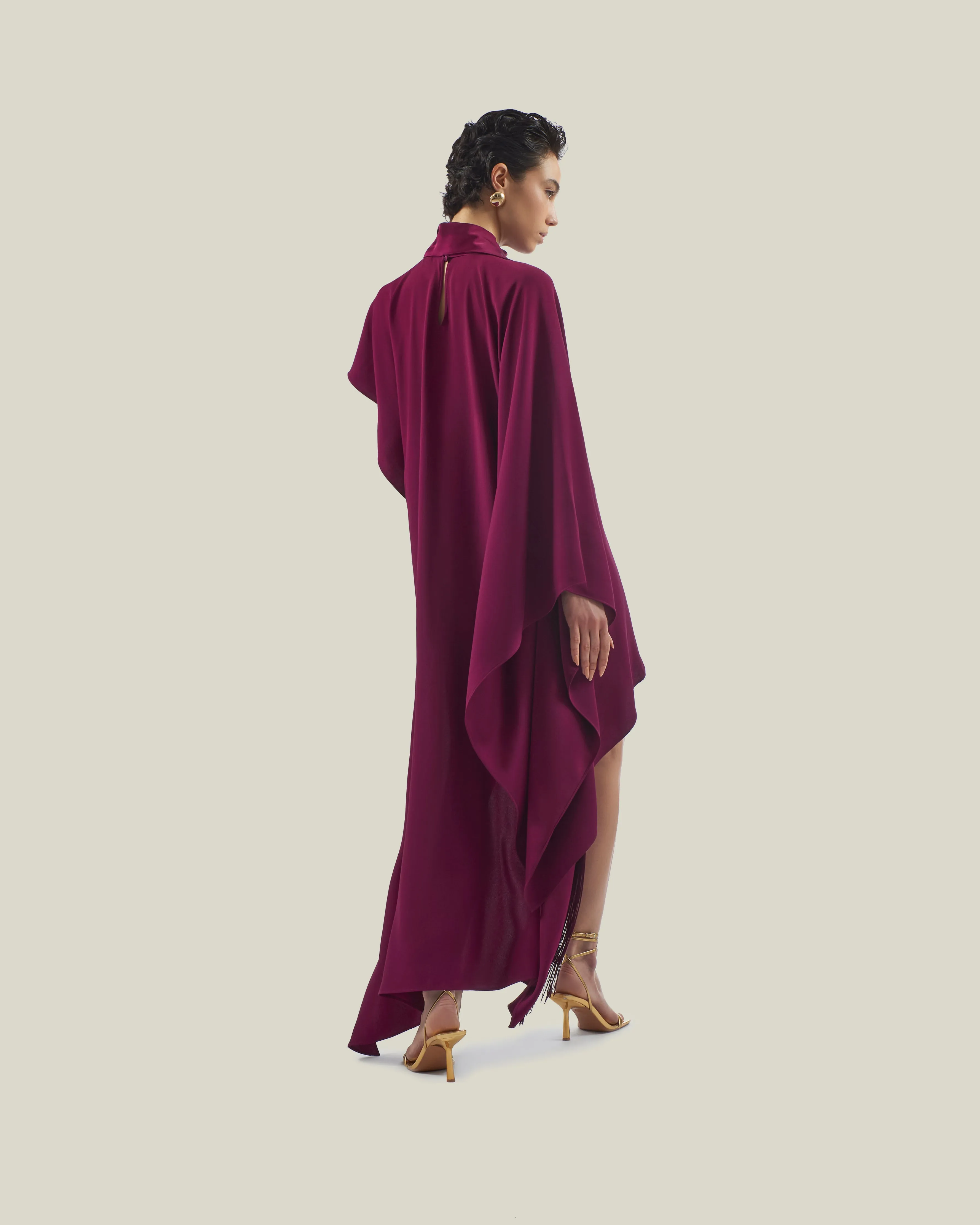 California Kaftan in Plum