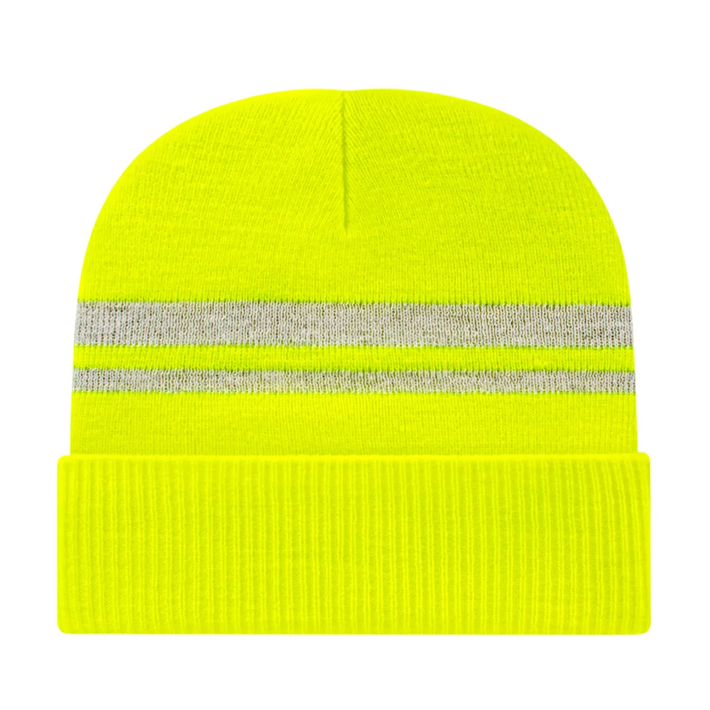 Cap America iK59 Reflective Knit Cap with Cuff