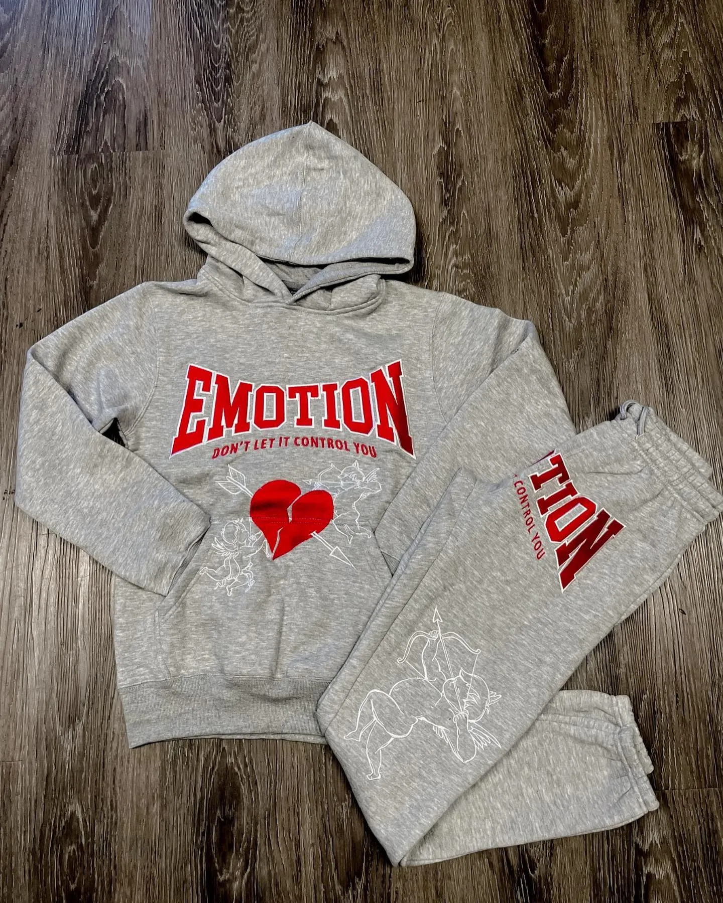 Casual Fashion Loose Hoodie Set