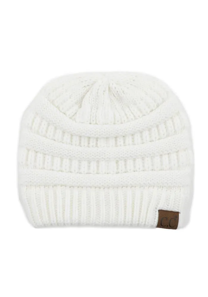 CC Solid Cable Beanie